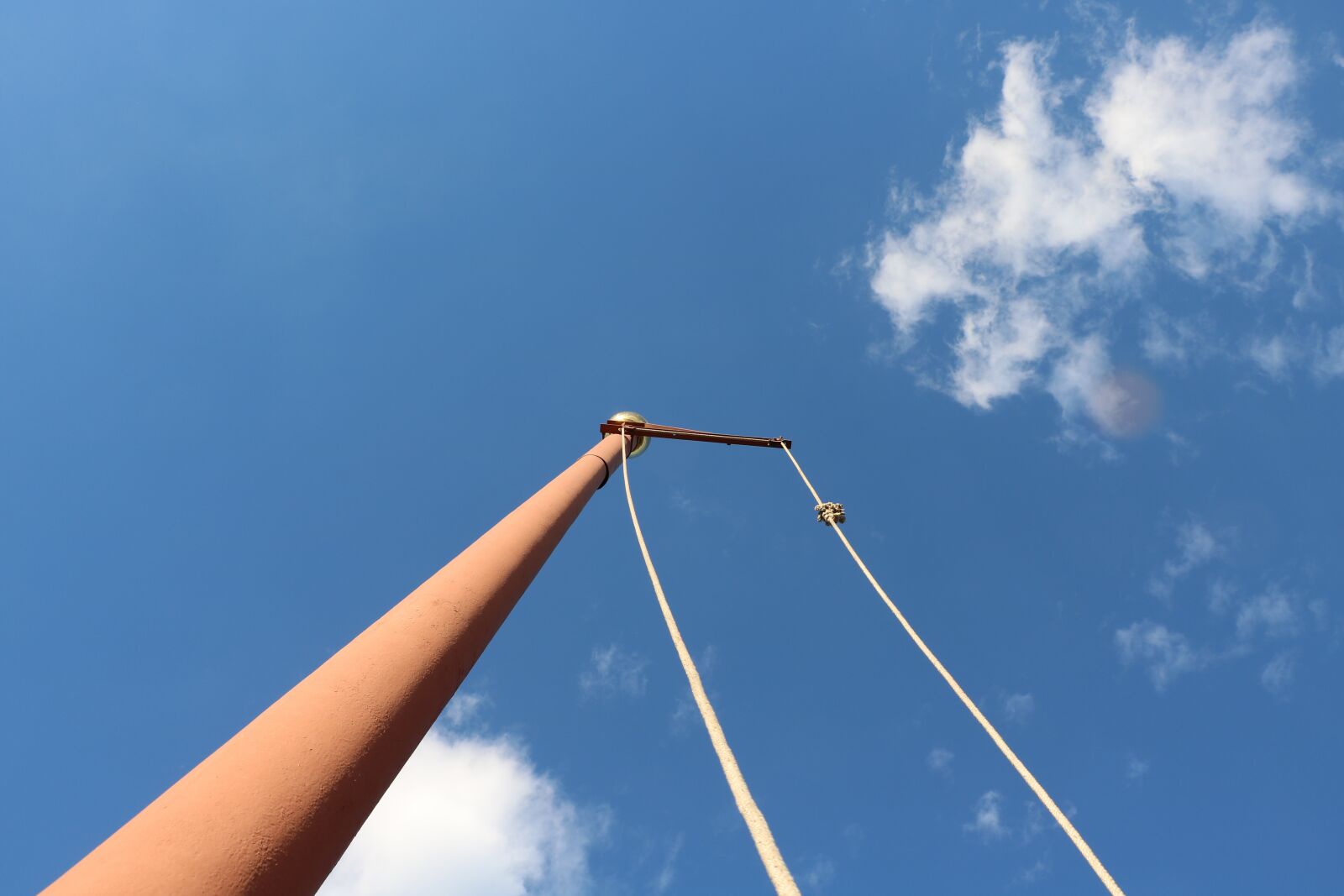 Canon EOS 760D (EOS Rebel T6s / EOS 8000D) sample photo. Rope, blue sky, pure photography