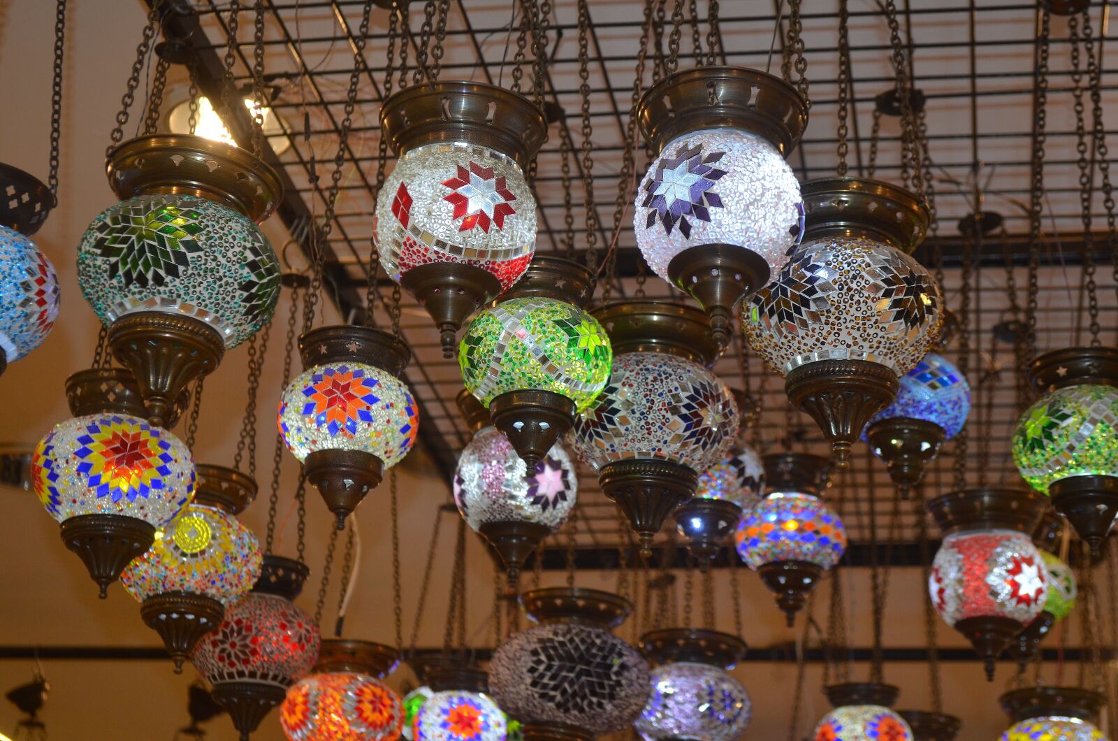 Nikon D5100 sample photo. Oriental lanterns, lamp, art photography