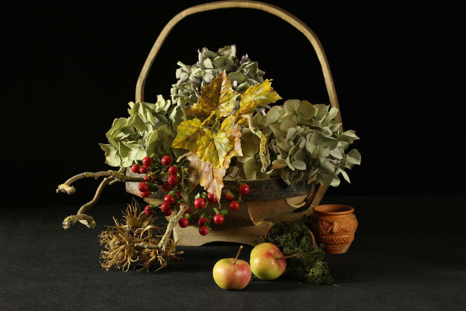 Canon EOS 40D sample photo. Autumn, flowers, arrangement photography