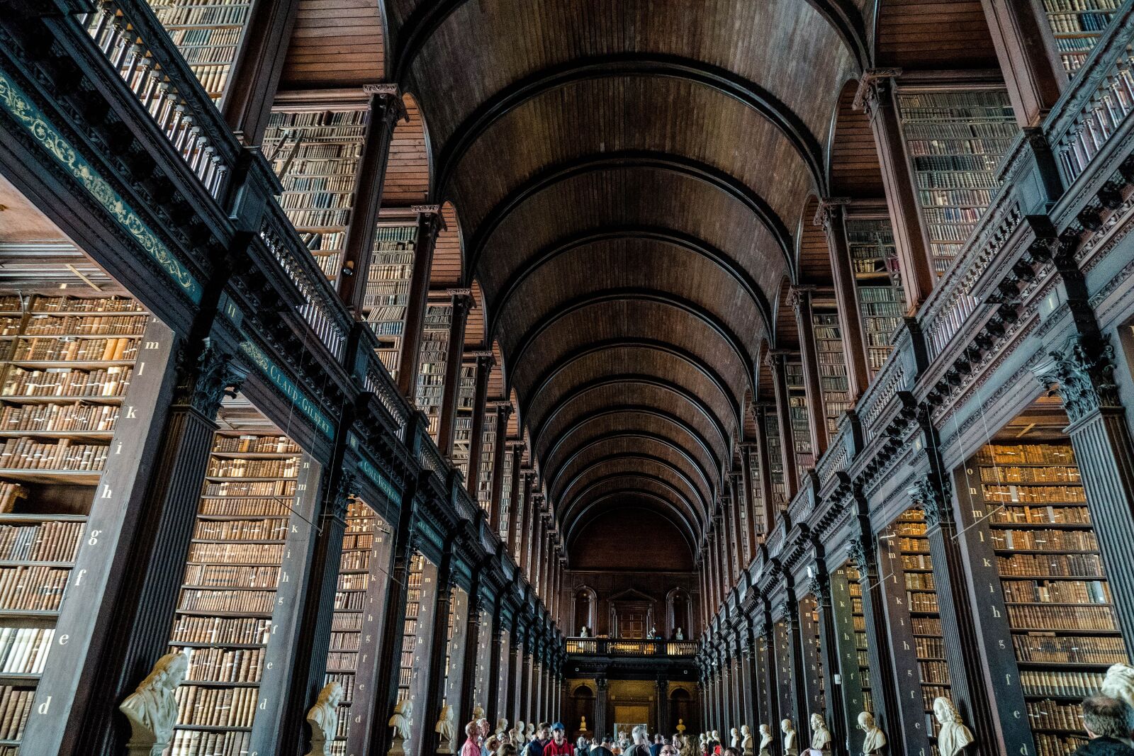 Sony a6500 + Sony Vario-Tessar T* E 16-70mm F4 ZA OSS sample photo. Library, books, dublin photography