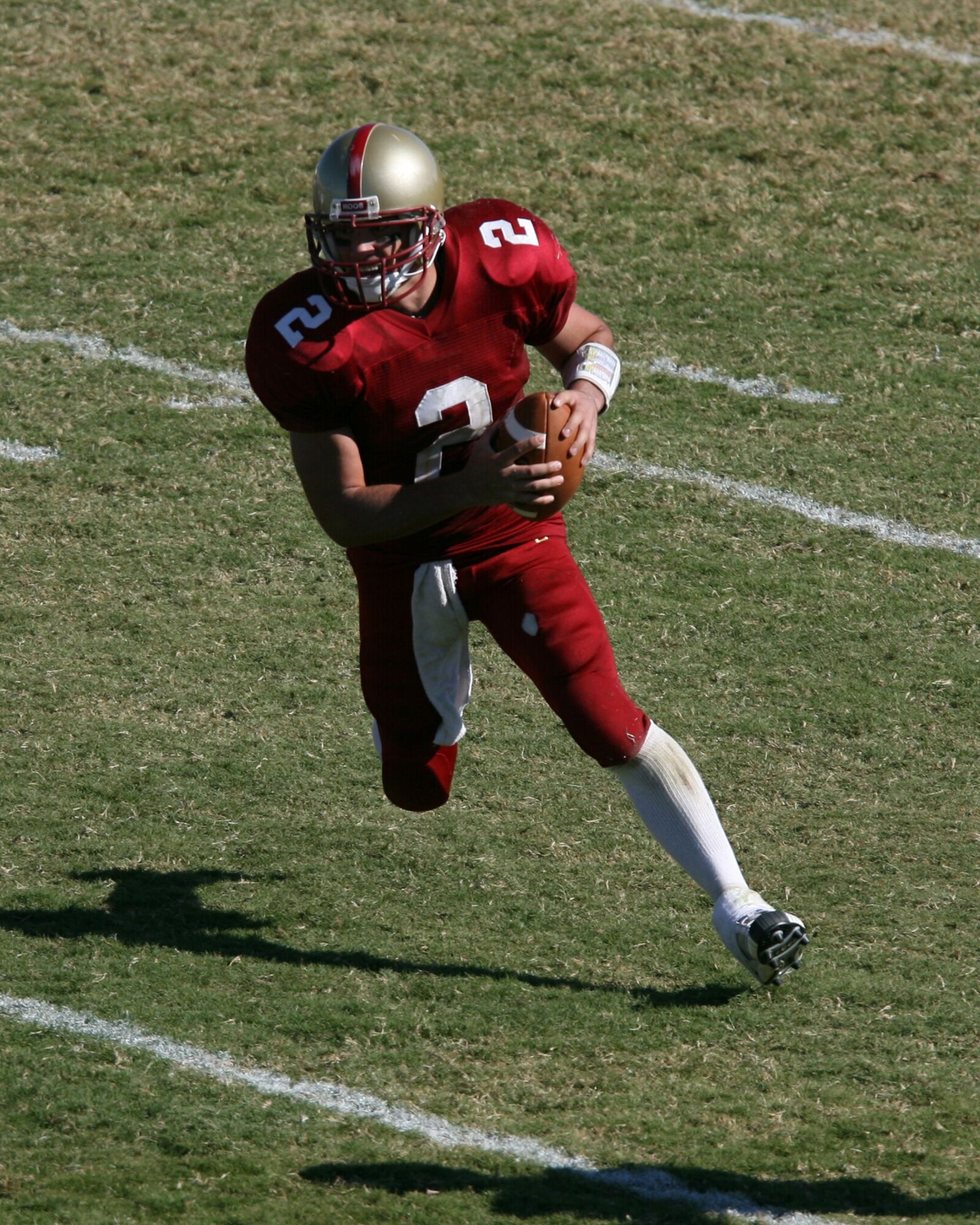 Canon EOS-1D Mark II N sample photo. Football player, quarterback, college photography