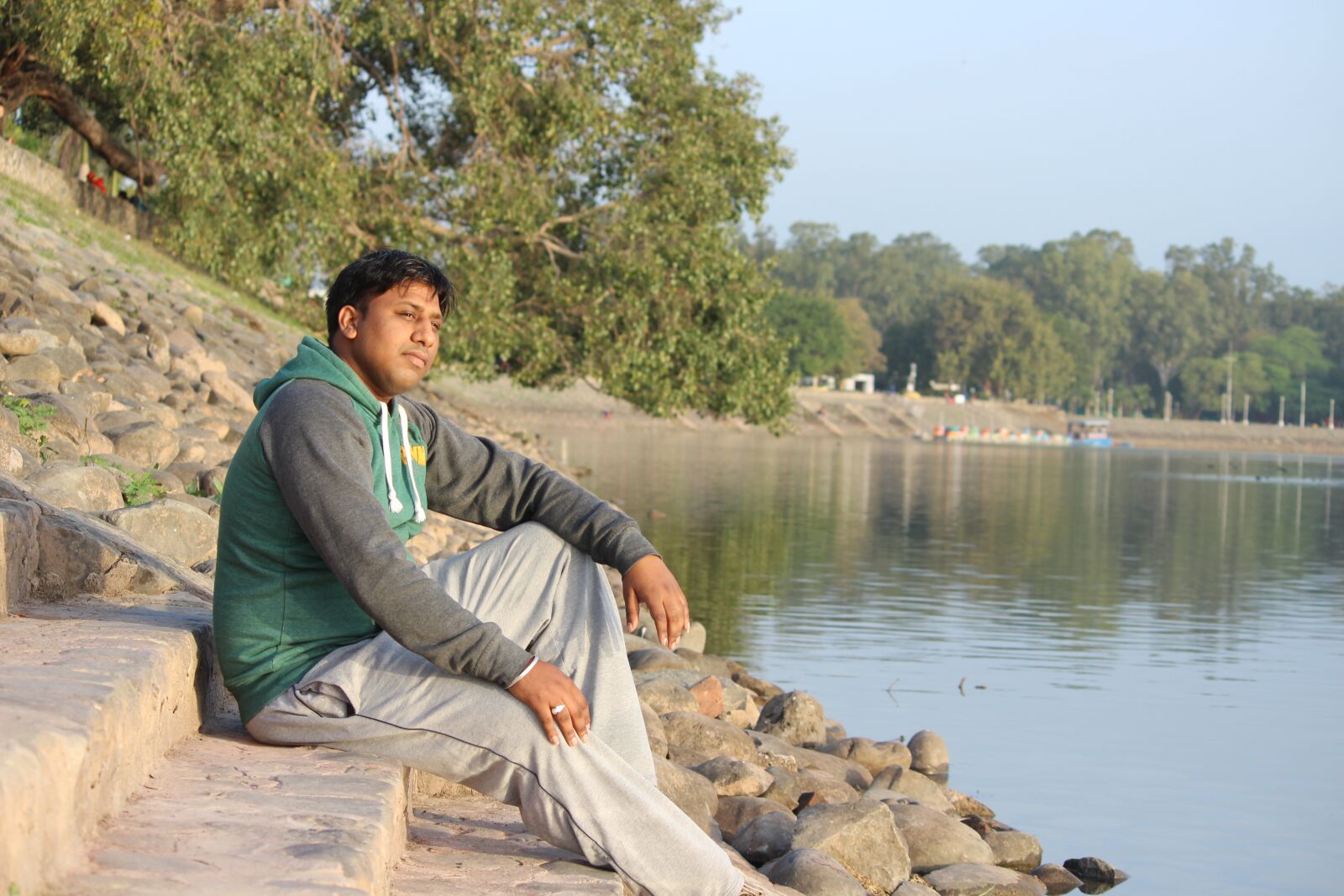 Canon EOS 600D (Rebel EOS T3i / EOS Kiss X5) sample photo. Sukhna lake, chandigarh, water photography
