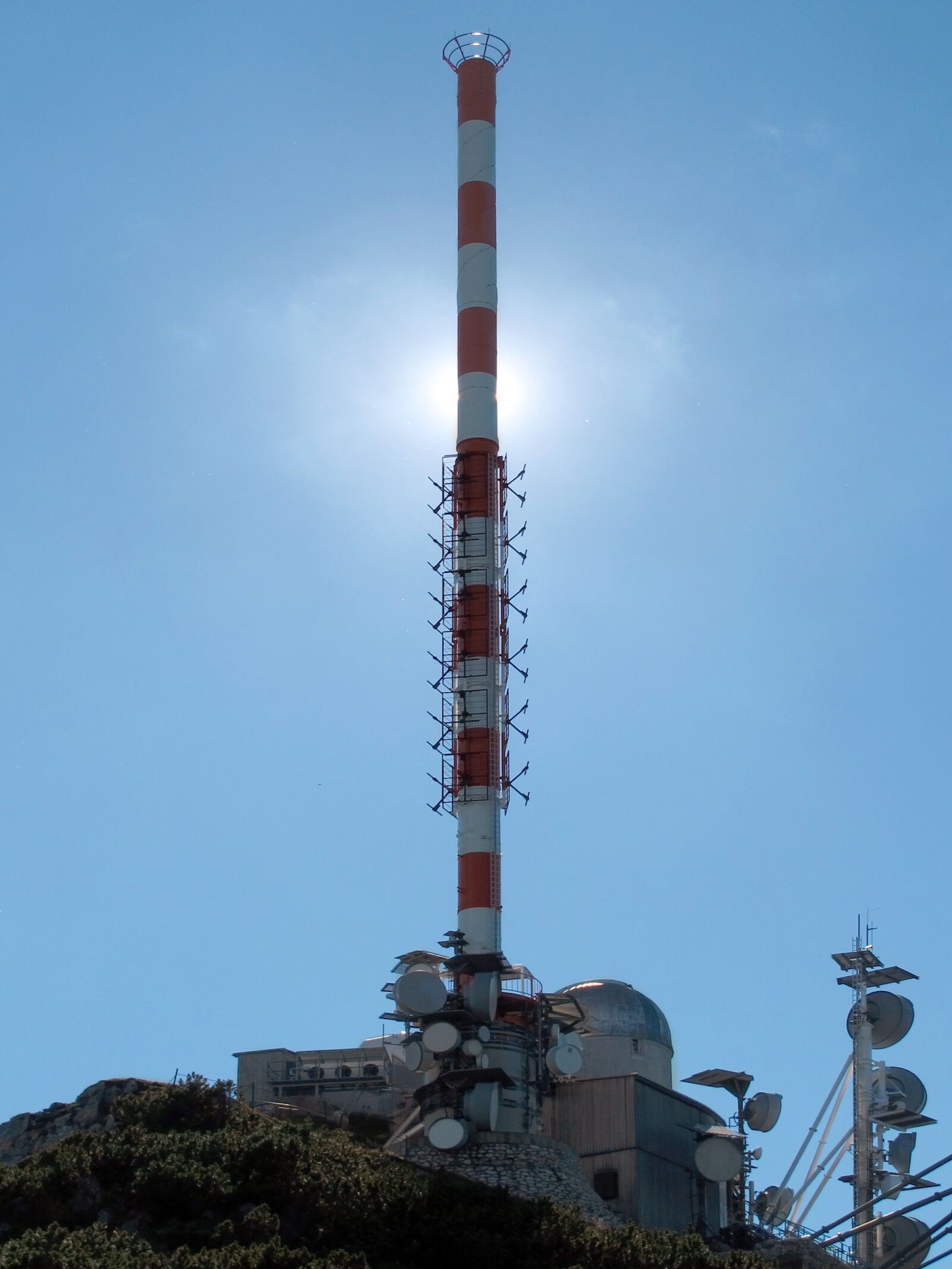 Canon PowerShot G12 sample photo. Wendelstein, send system, weather photography