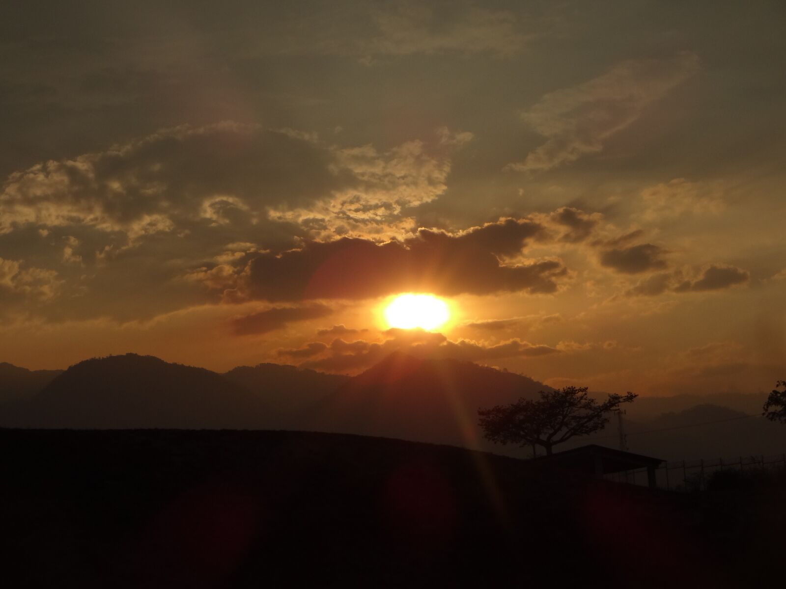 Sony DSC-WX100 sample photo. Sunset, sun, dawn photography