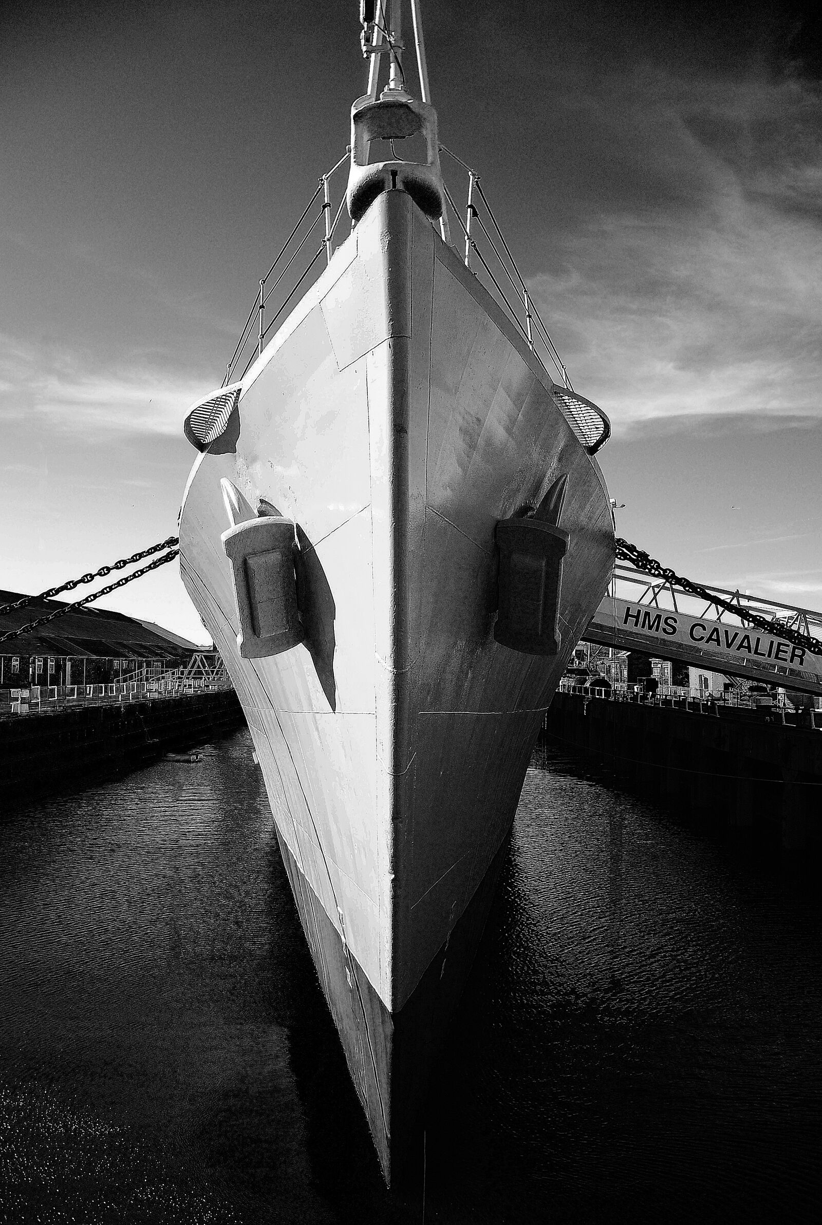 Nikon D3000 sample photo. Ship, hms cavalier, marine photography