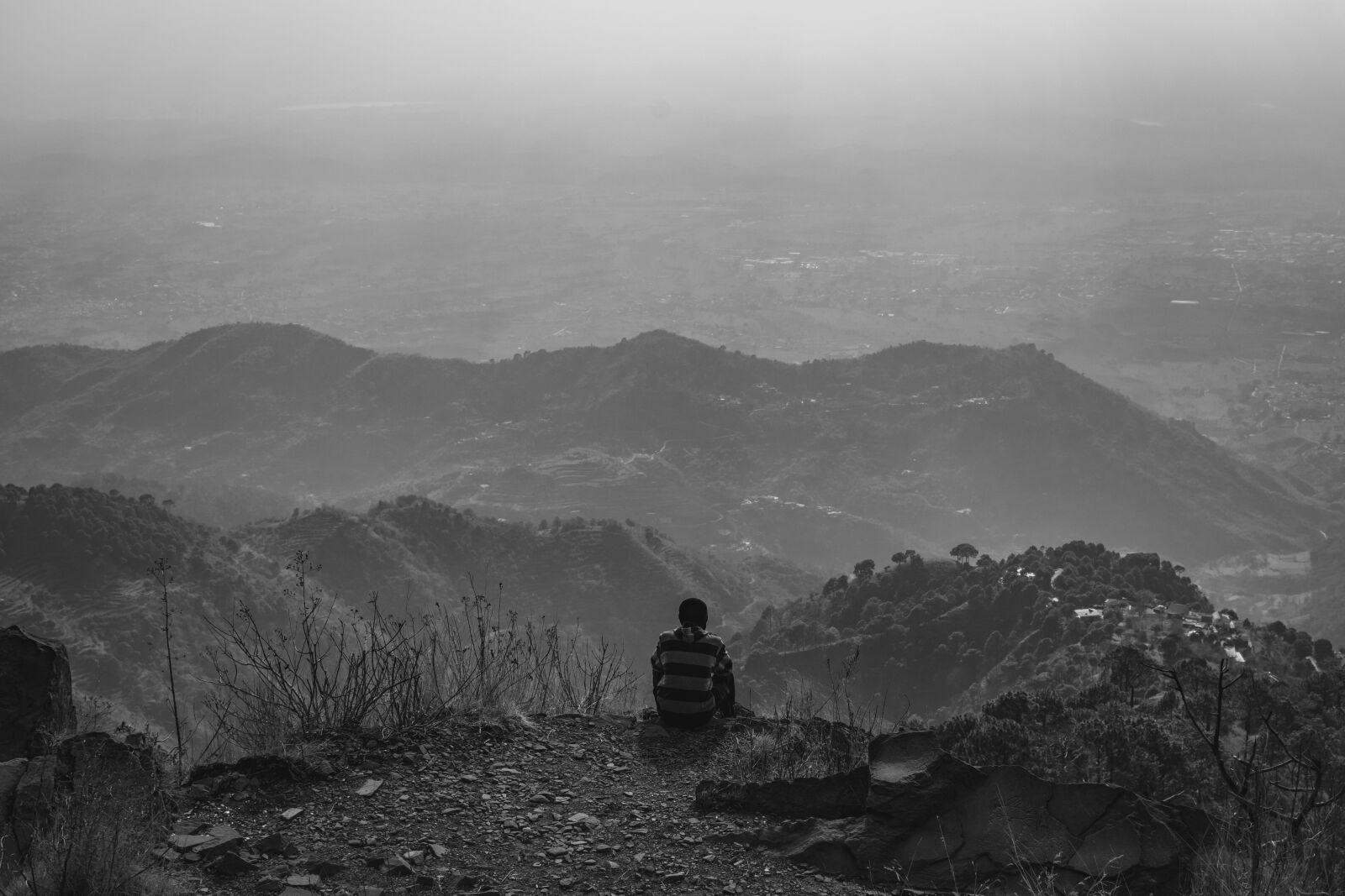 Nikon D3300 sample photo. Man, mountain, hills photography