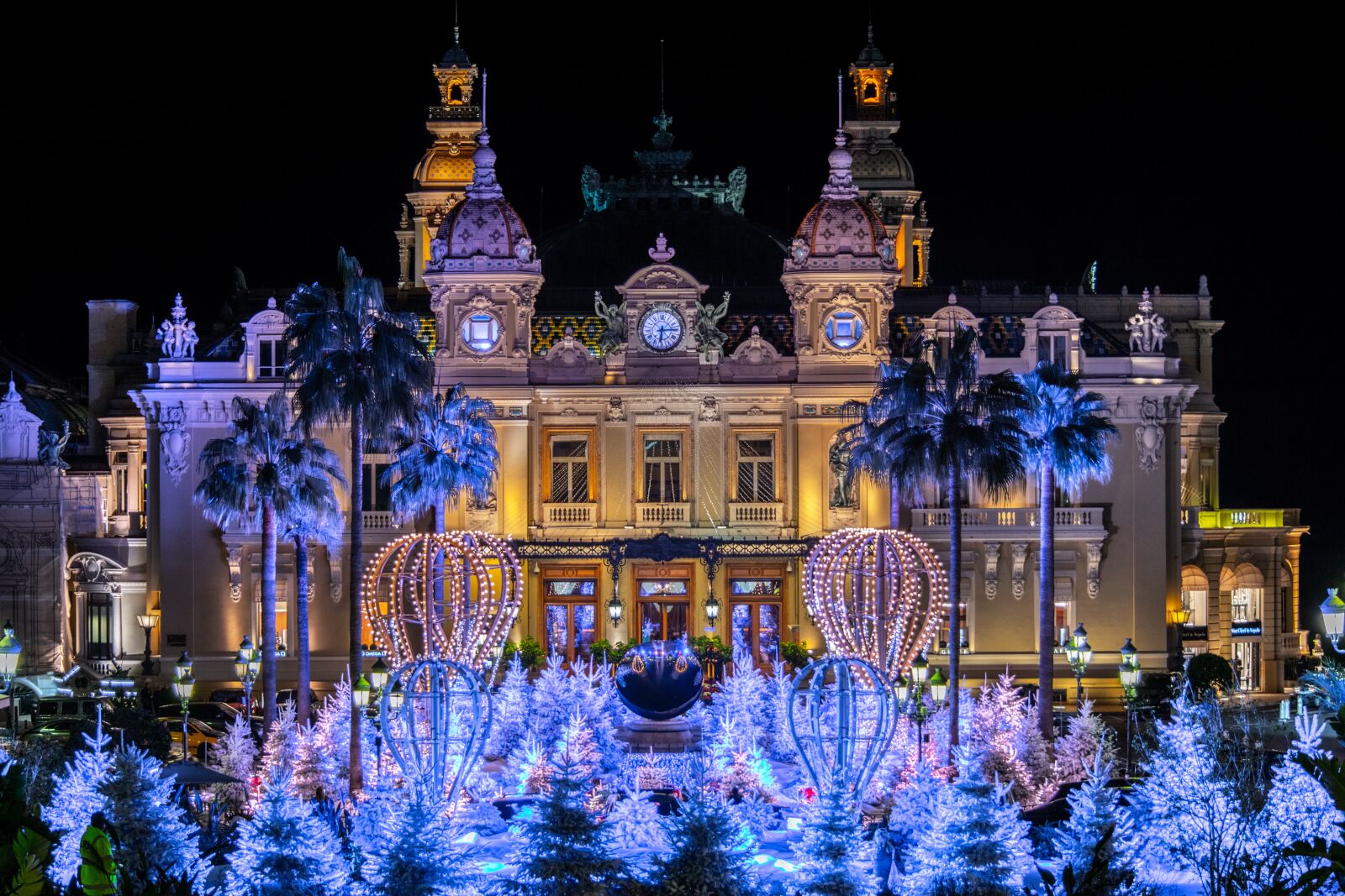 Nikon D5600 sample photo. Monaco, casino, night photography
