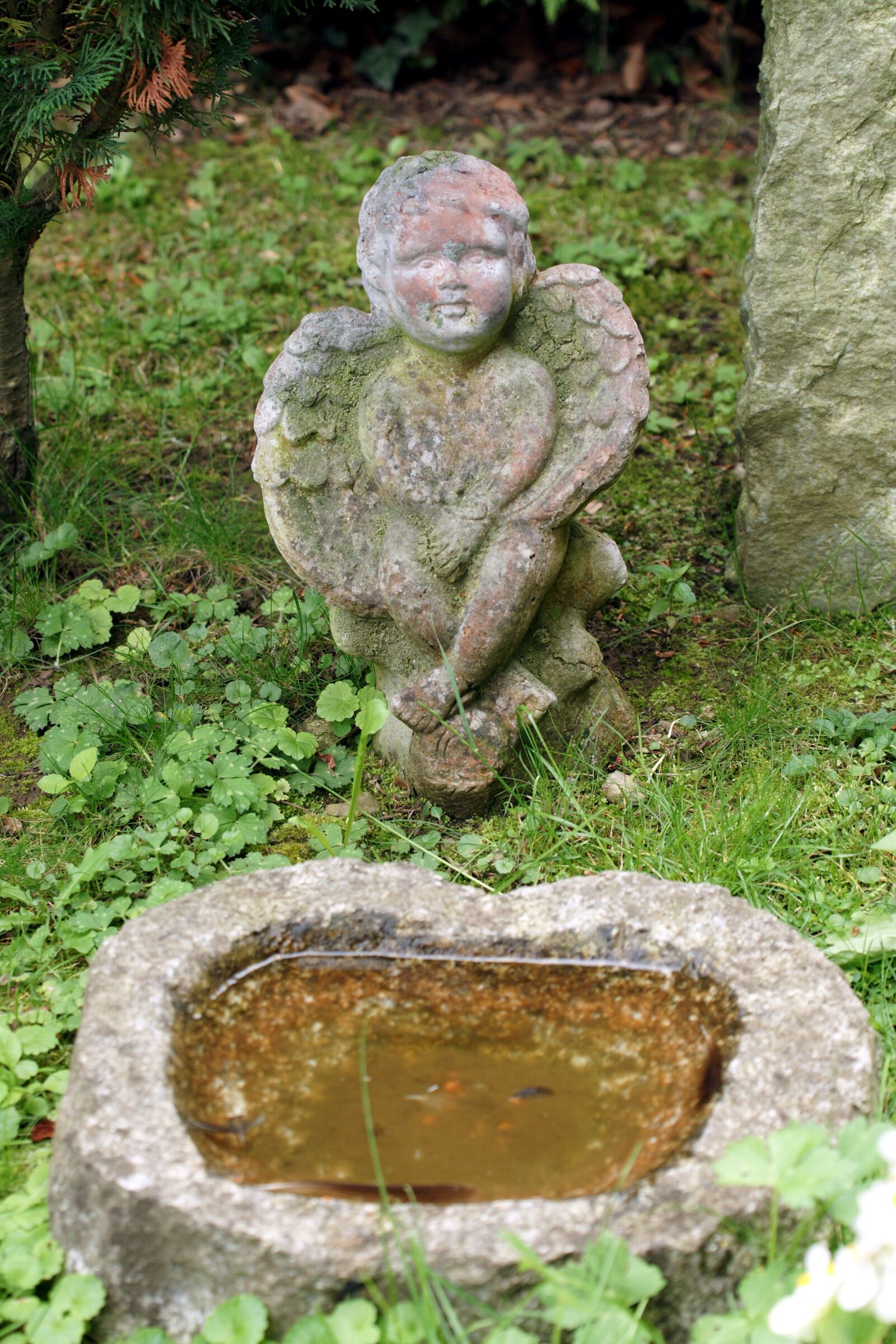 Sony Alpha DSLR-A700 sample photo. Angel, angel figure, contemplative photography