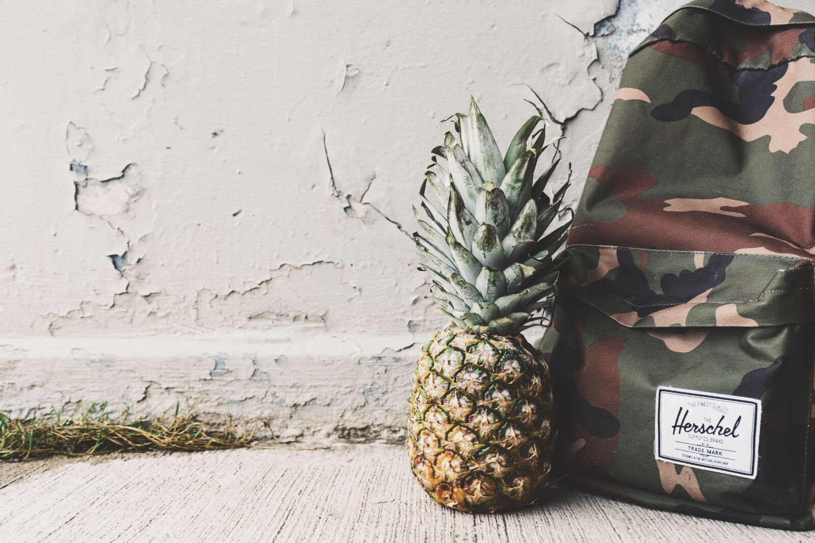 Sony a7 II + Sony FE 28-70mm F3.5-5.6 OSS sample photo. Art, backpack, bag, camouflage photography
