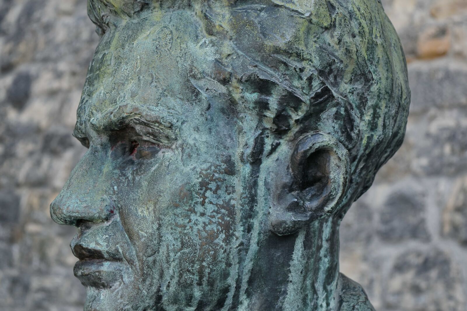 Nikon D5500 sample photo. Bronze, bust, statue, sculpture photography