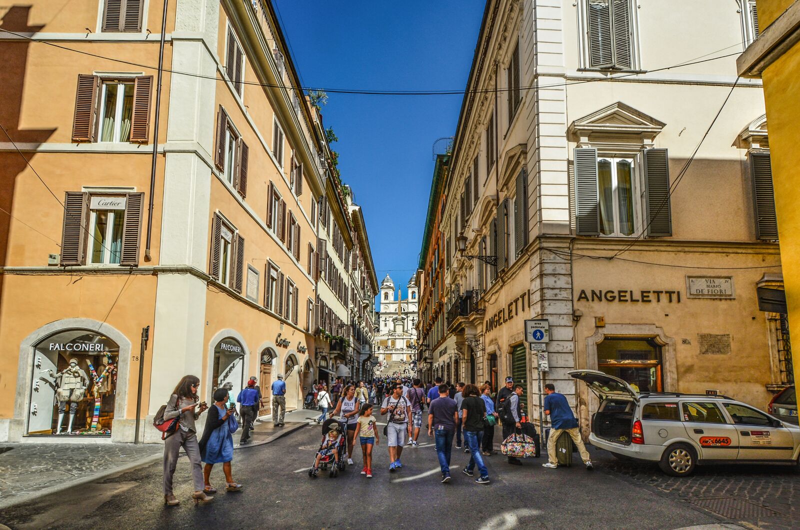 Nikon D5200 sample photo. Rome, spanish, steps photography