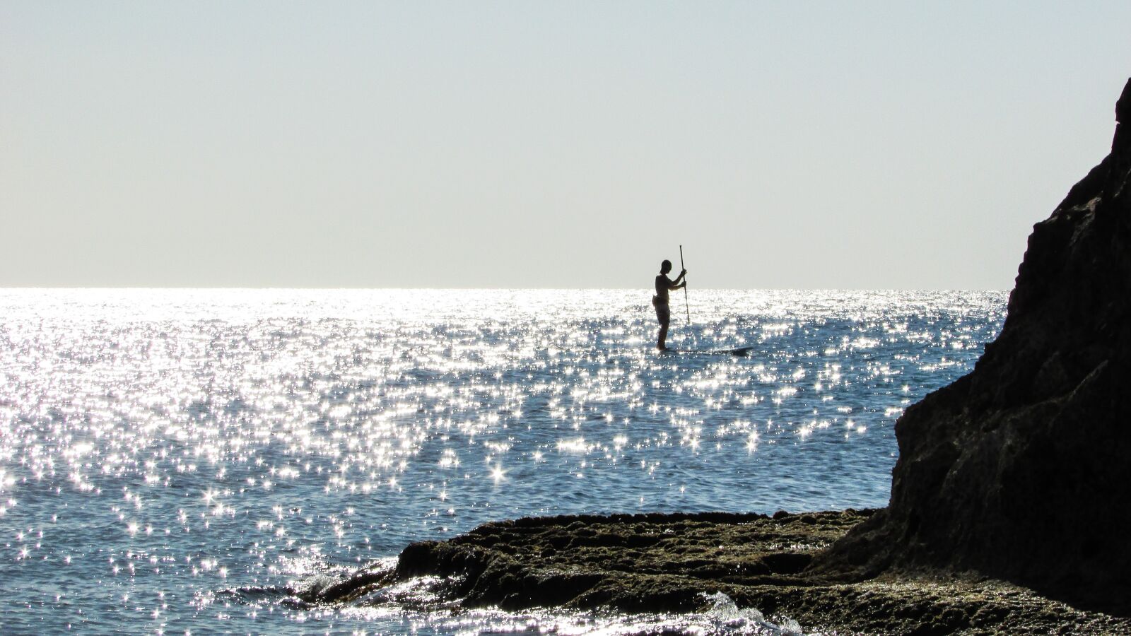 Canon PowerShot SX400 IS sample photo. Paddling, sunlight, blue photography