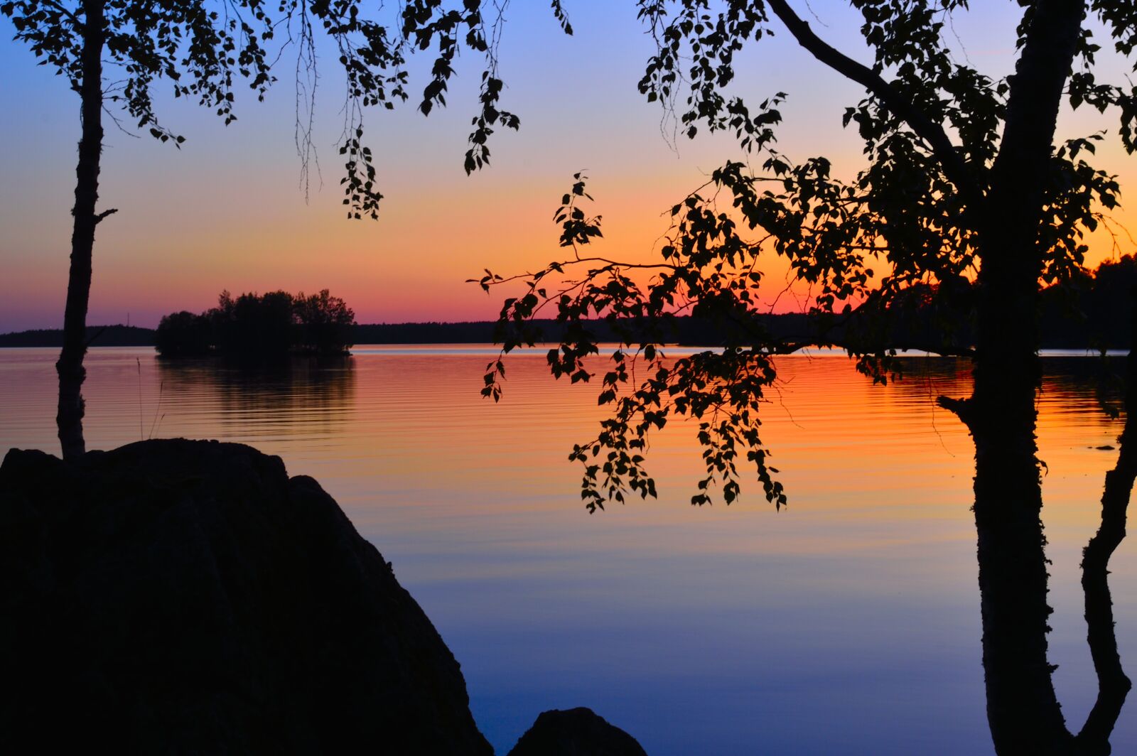 Nikon D3200 sample photo. Sunset, water, nature photography