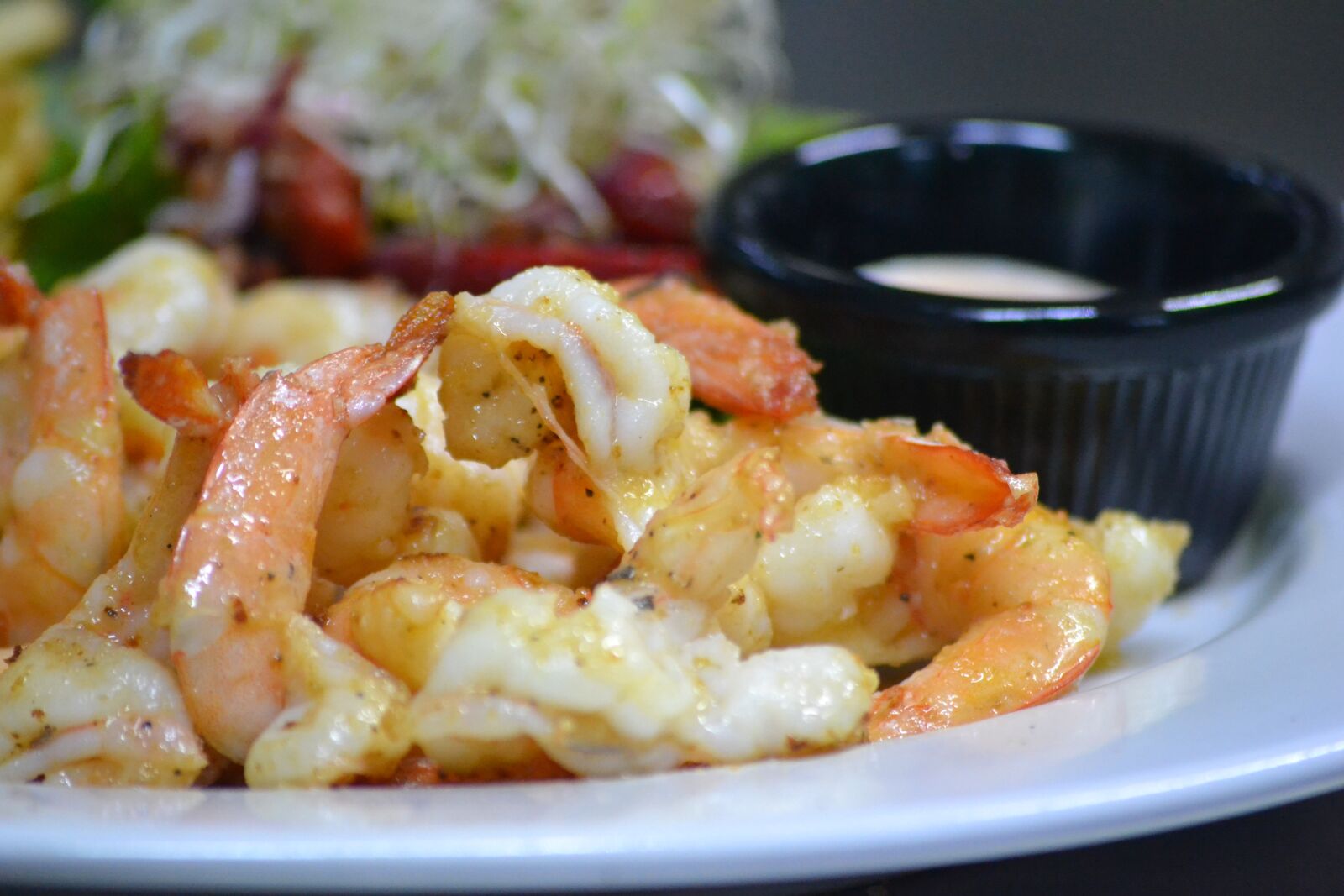 Nikon D3100 sample photo. Shrimp, food, dish photography