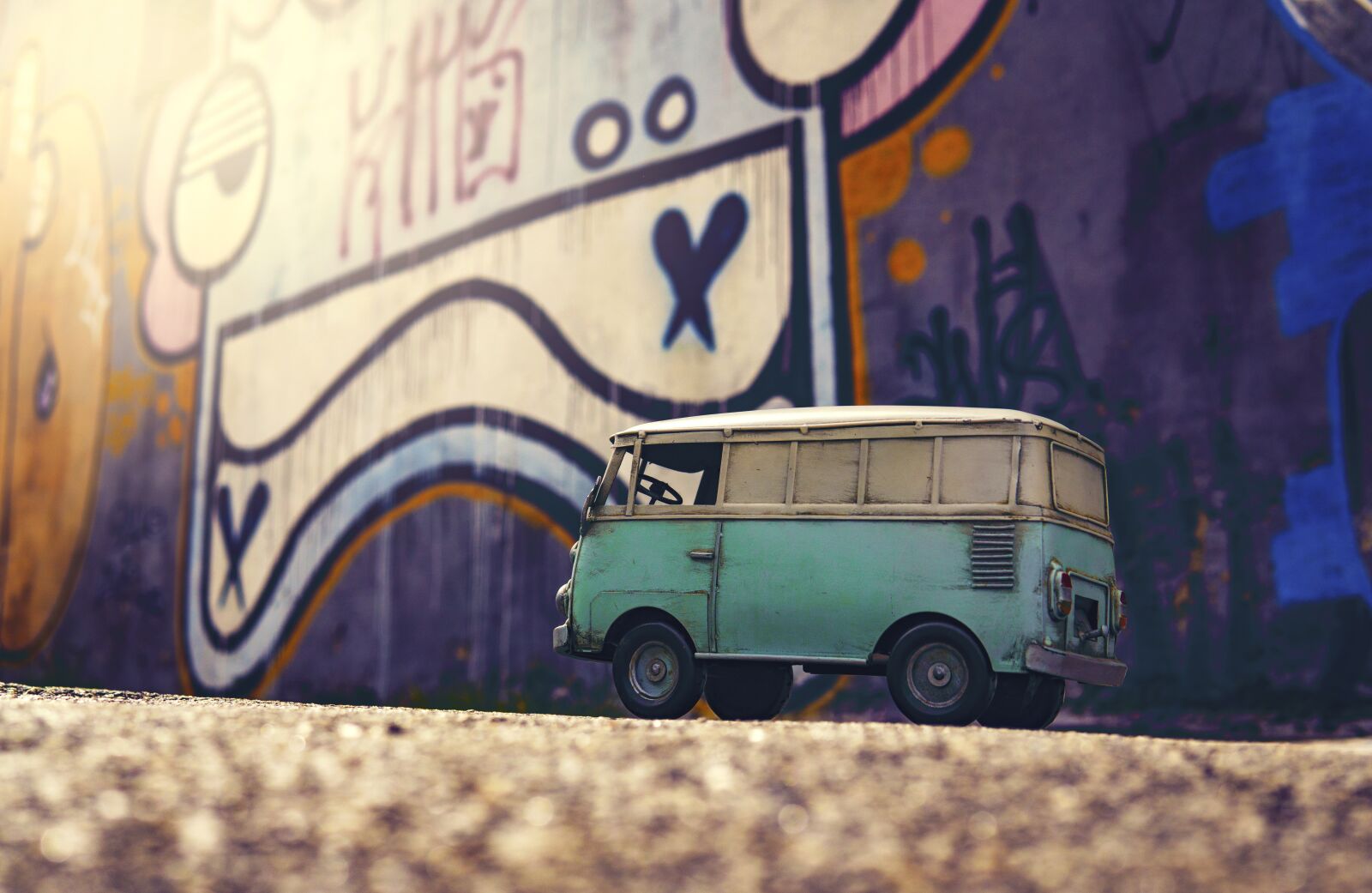 30mm F1.4 DC DN | Contemporary 016 sample photo. Van, hippie, bus photography