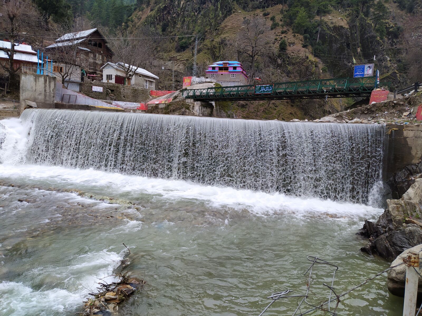 Xiaomi Redmi Note 8 sample photo. Waterfall, kashmir, pakistan photography