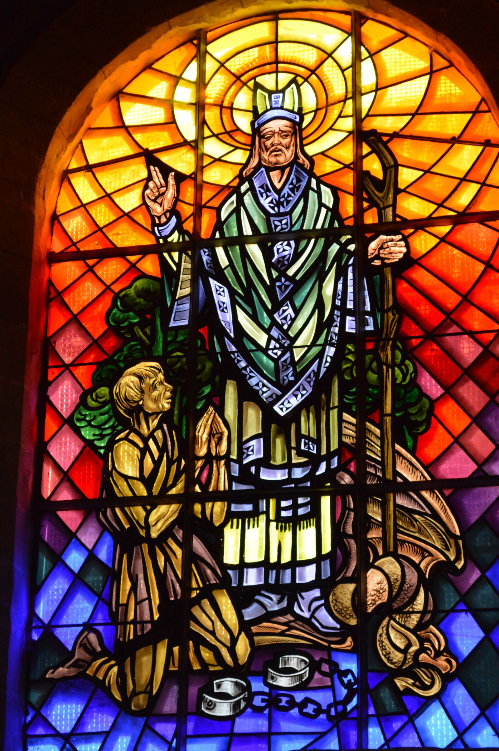 Nikon D3200 sample photo. Stained glass, colorful, window photography