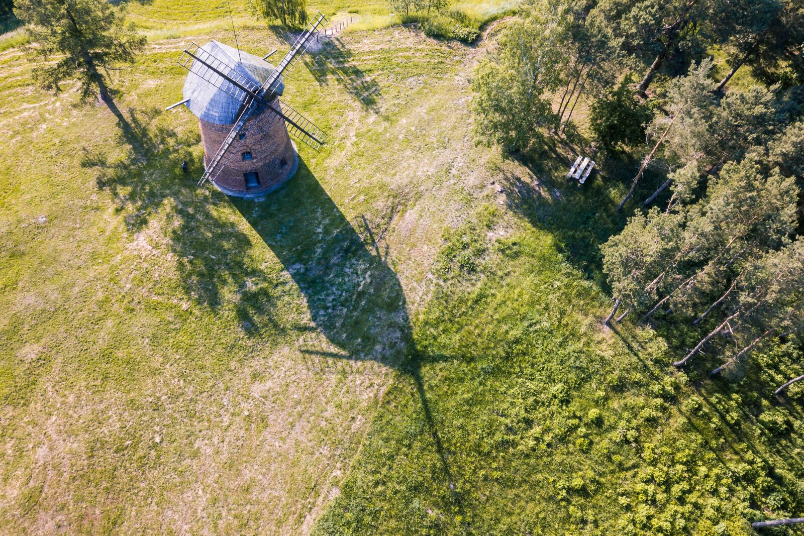 DJI FC220 sample photo. Windmill, old windmill, the photography