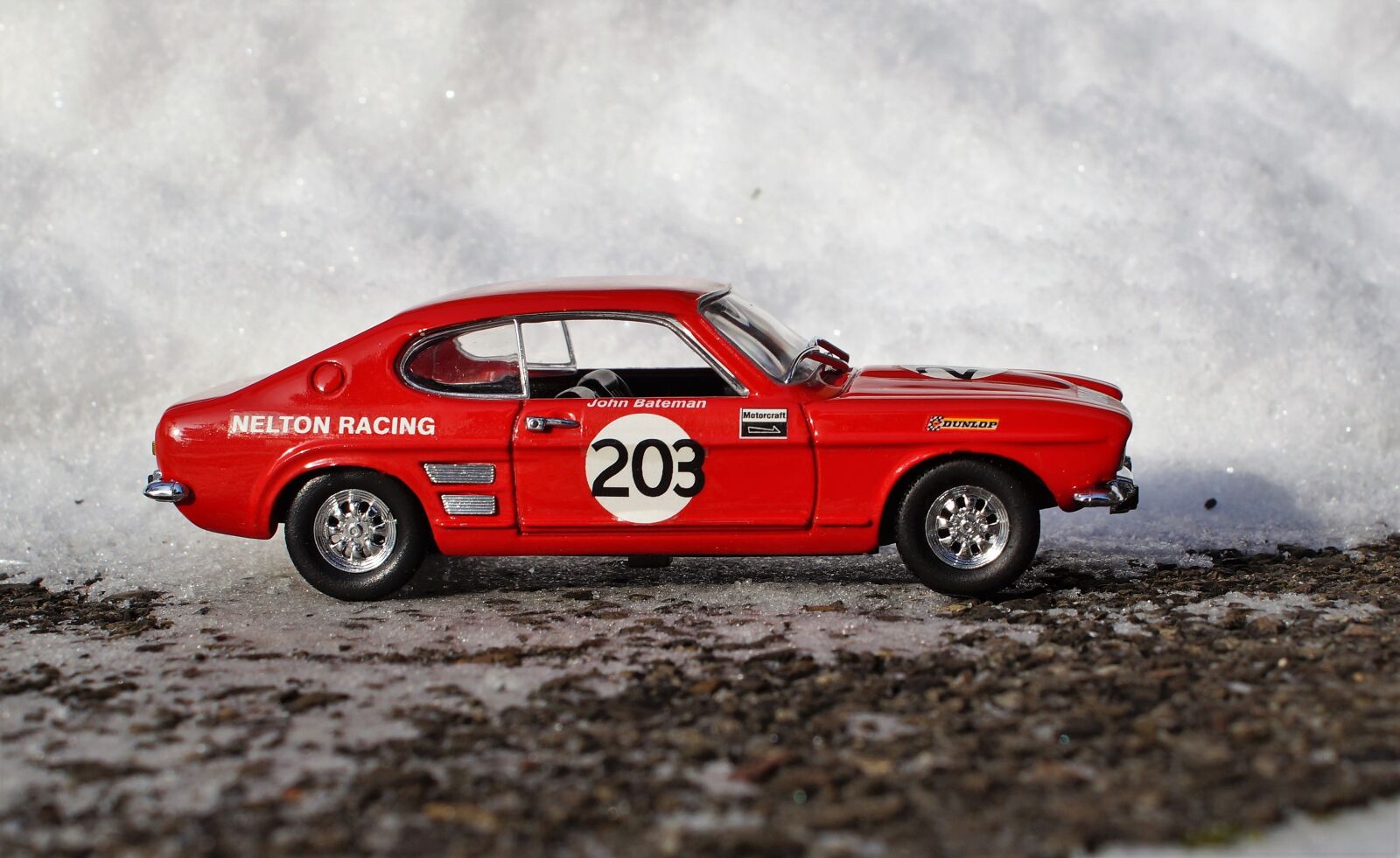 Sony DT 18-70mm F3.5-5.6 sample photo. Model car, ford, capri photography