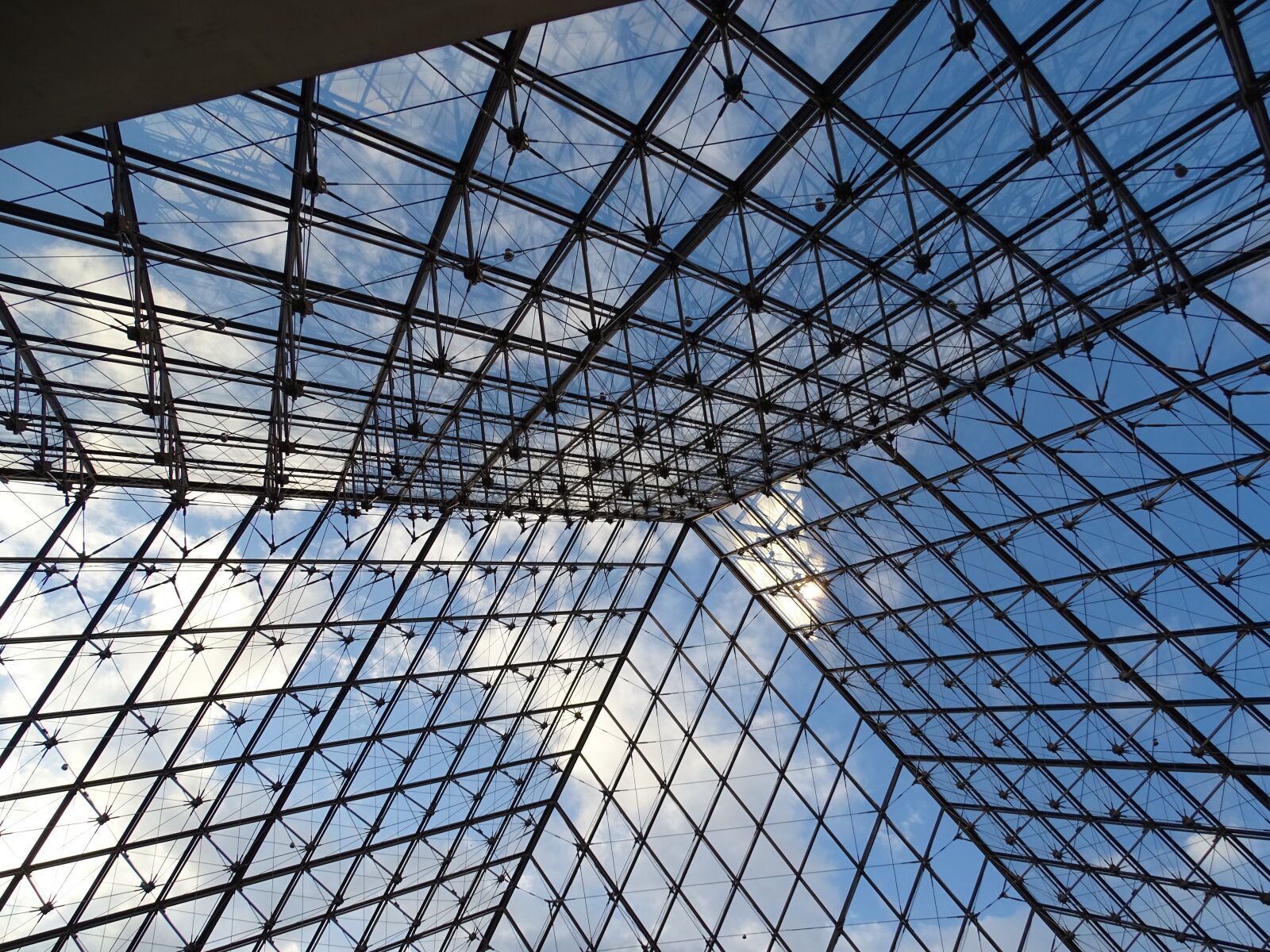 Sony Cyber-shot DSC-HX400V sample photo. Pyramid, the, louvre photography