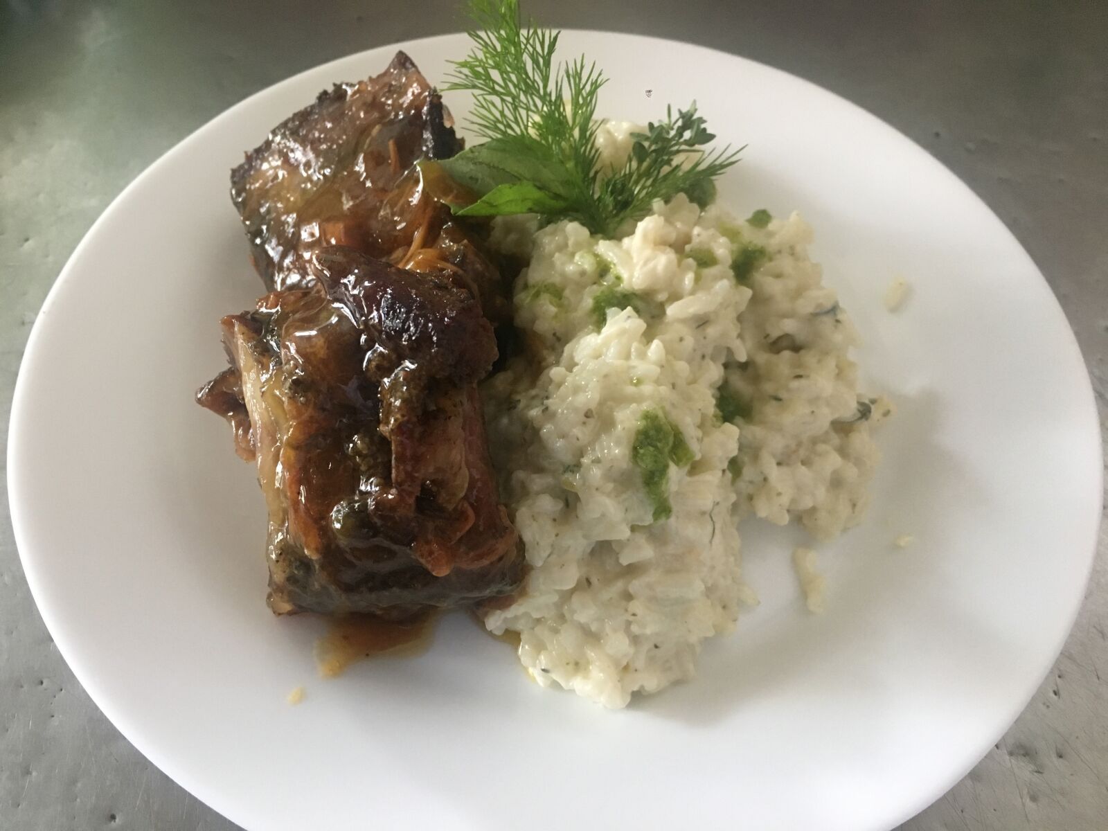 Apple iPhone 6s sample photo. Risoto, carne, executivo photography