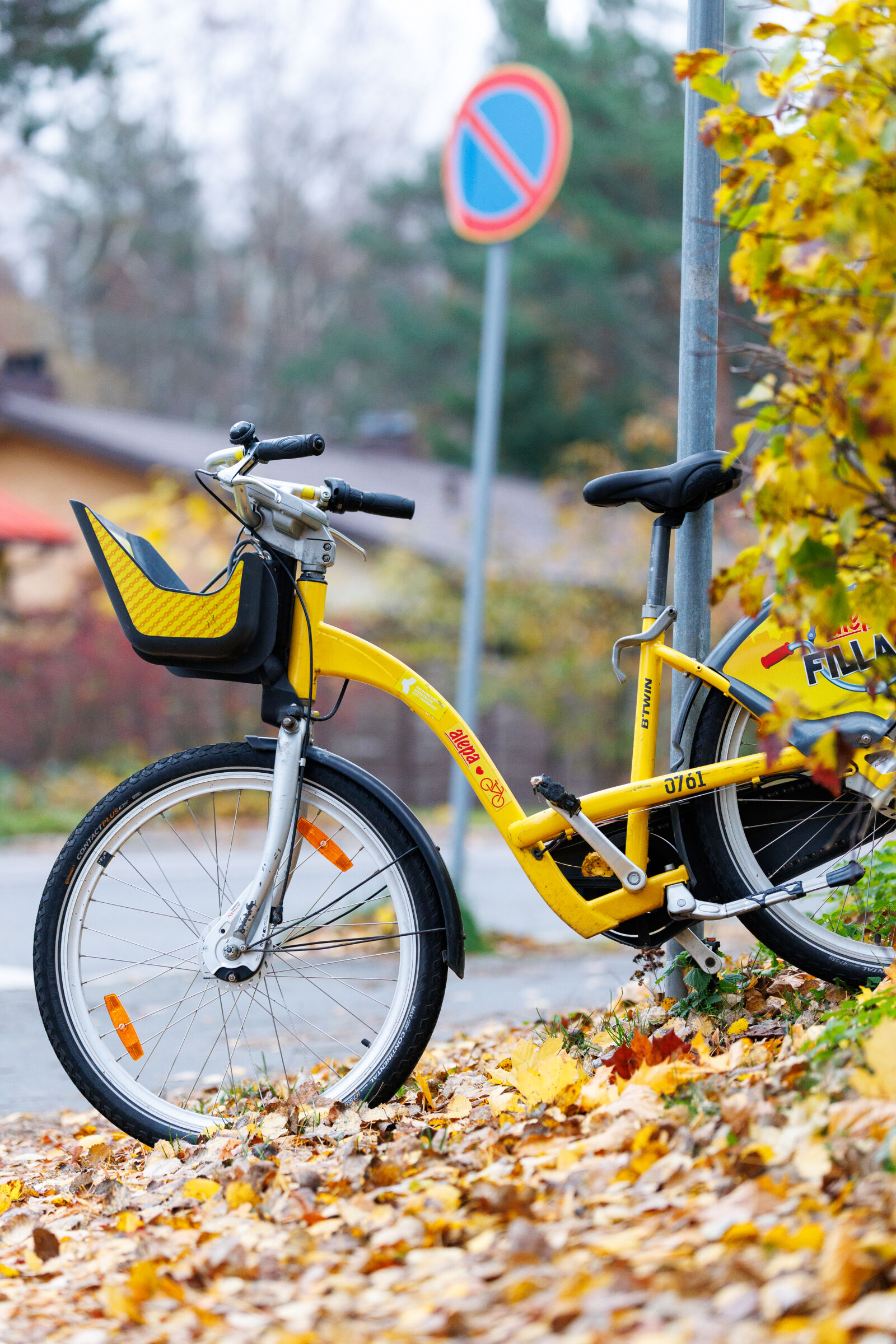 Canon EOS R1 sample photo. Bicycle parking photography