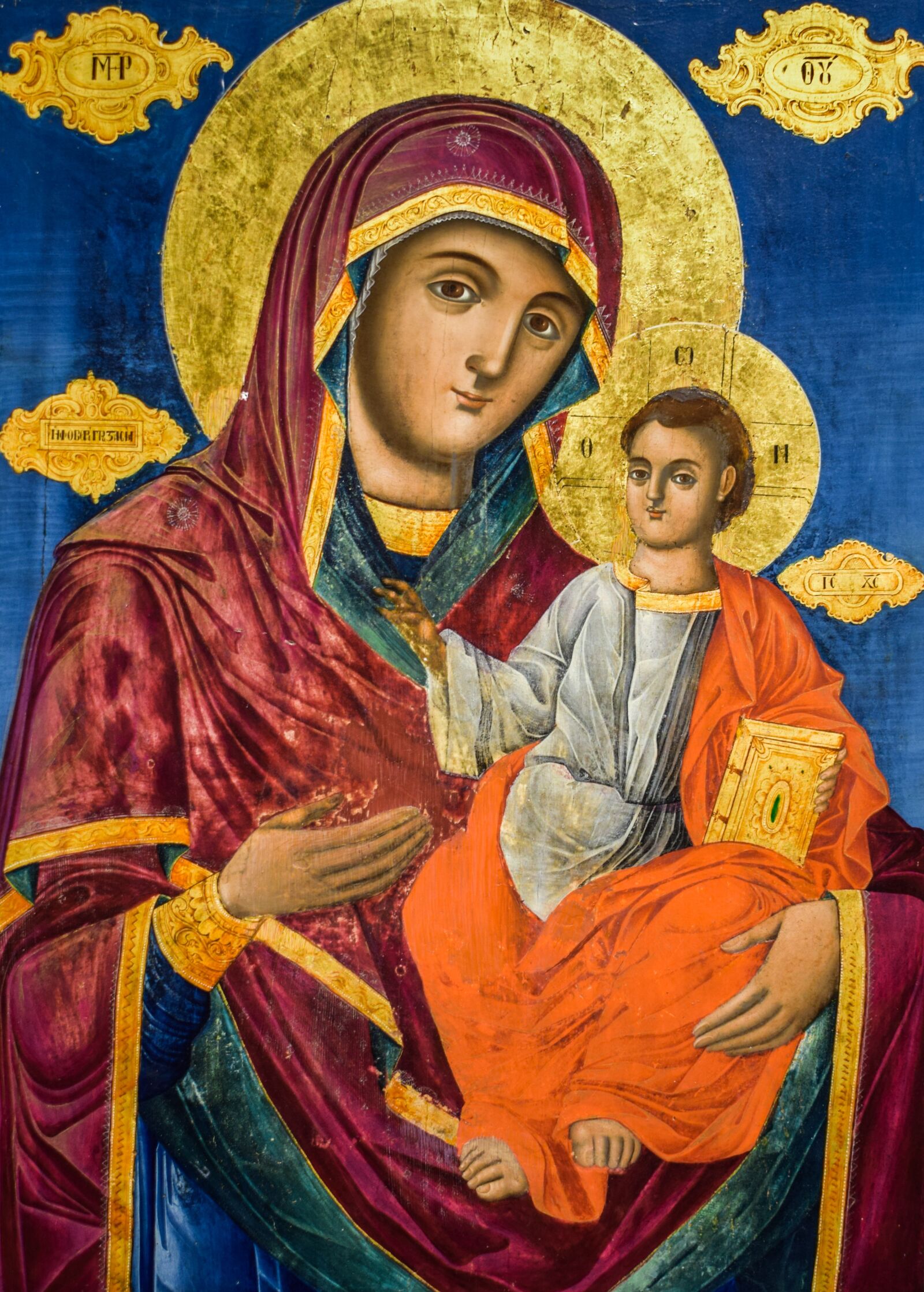 Nikon D3300 sample photo. Panagia, virgin mary, icon photography