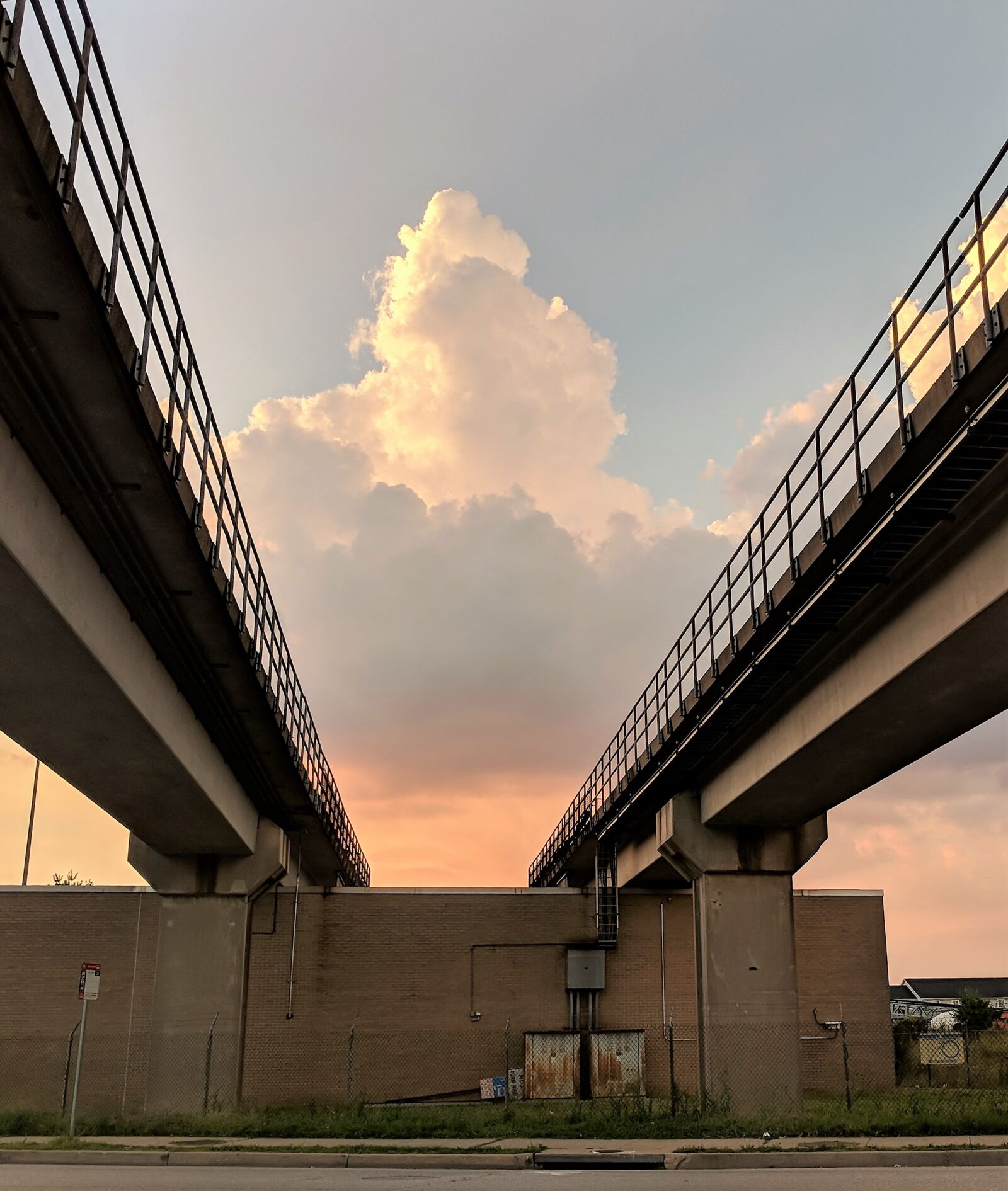 Google Pixel sample photo. Elevated, train, bridge photography