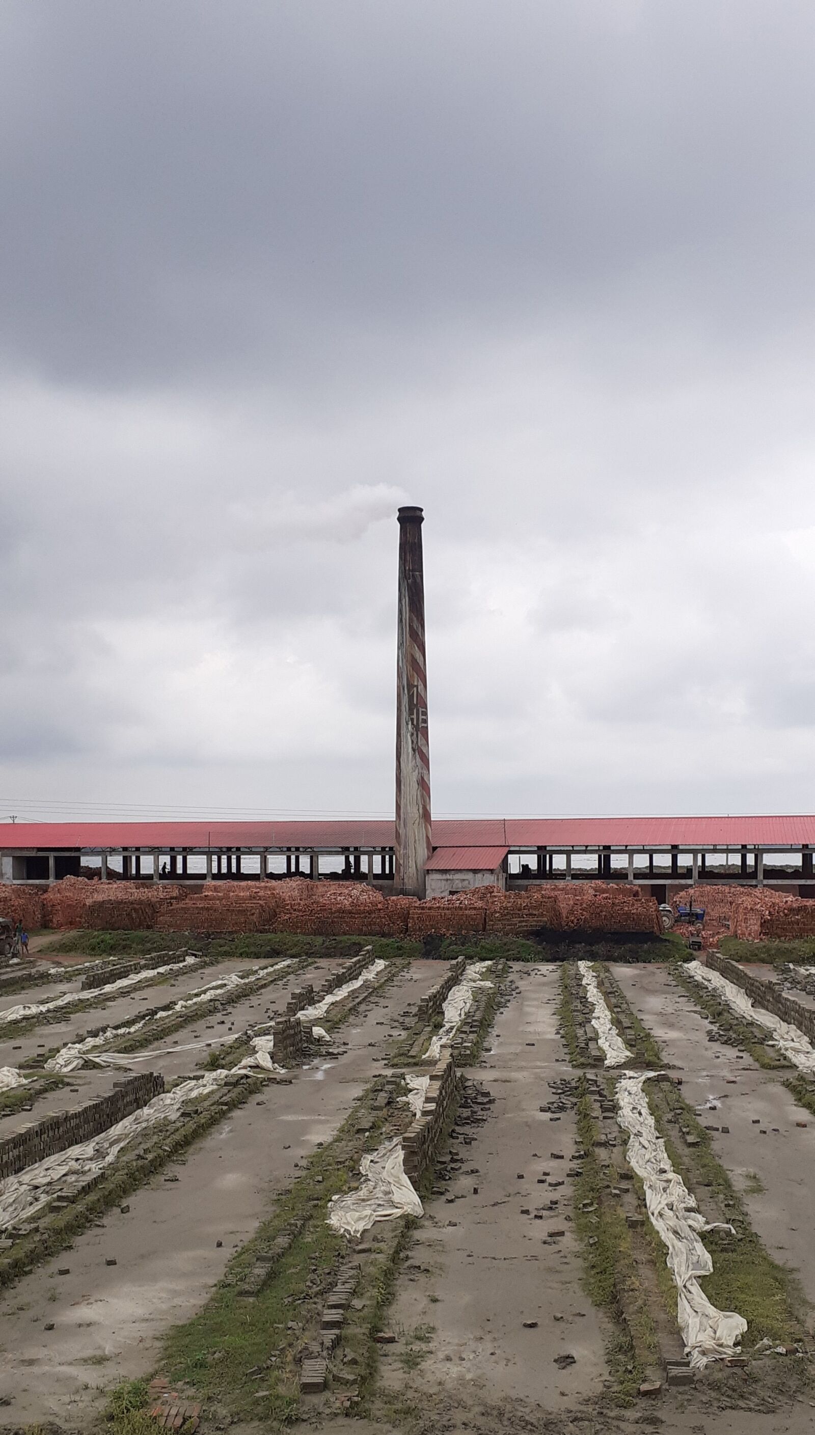Samsung SM-M205F sample photo. Brick making, brick factory photography
