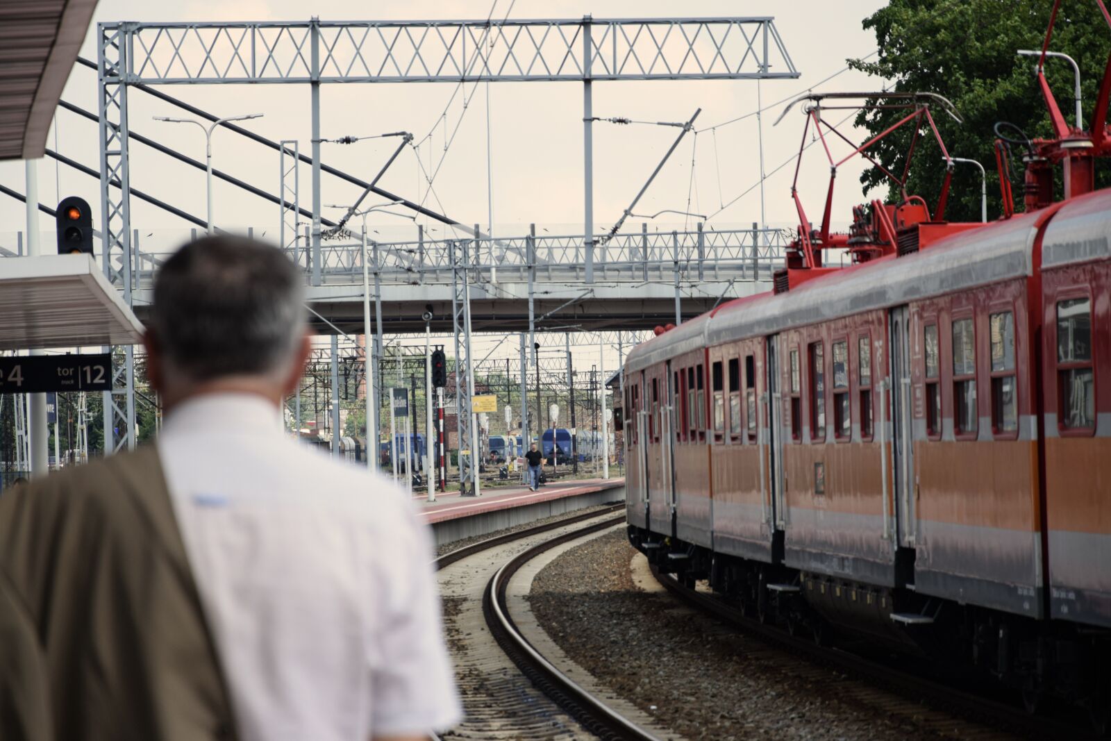 Nikon D3300 sample photo. Train, peron, pkp photography