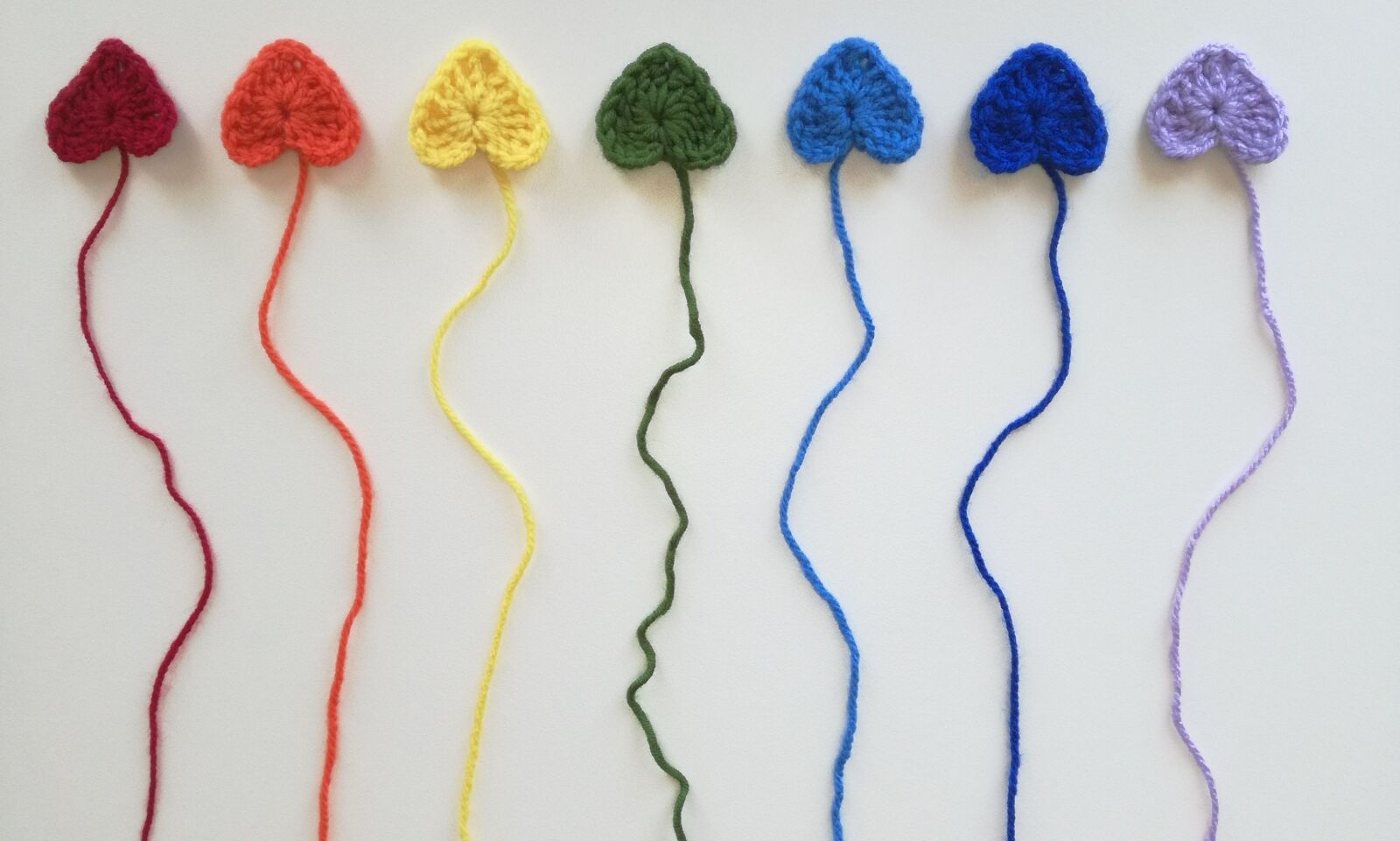 HUAWEI P9 LITE sample photo. Crochet hearts, crochet chakra photography