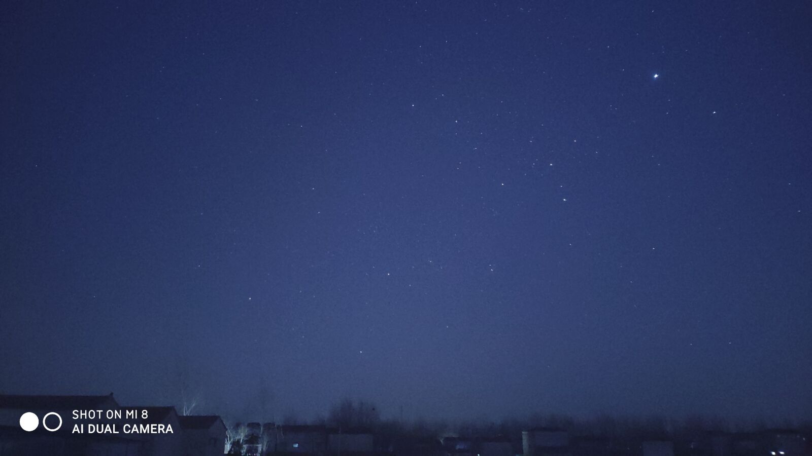 Xiaomi MI 8 sample photo. Starry sky, stars, night photography