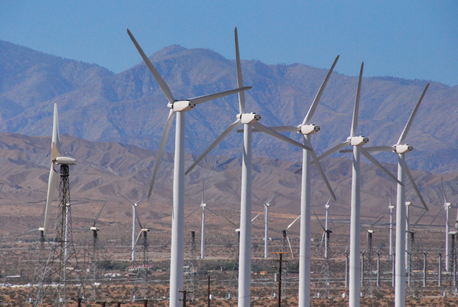 Nikon D60 sample photo. Windmill, wind power, wind photography