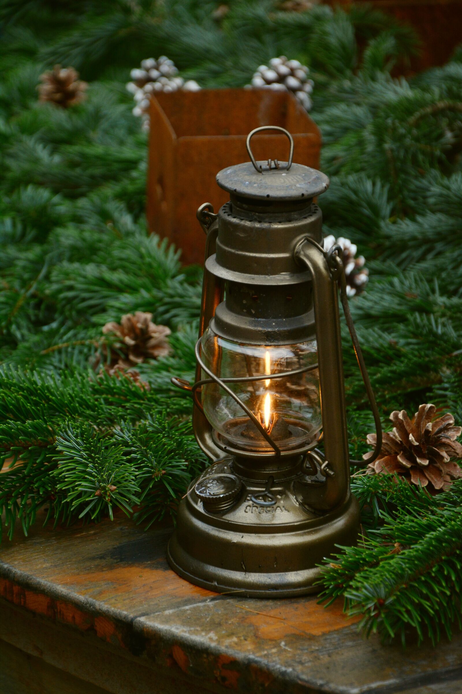 Nikon D5200 sample photo. Lantern, decoration, advent photography