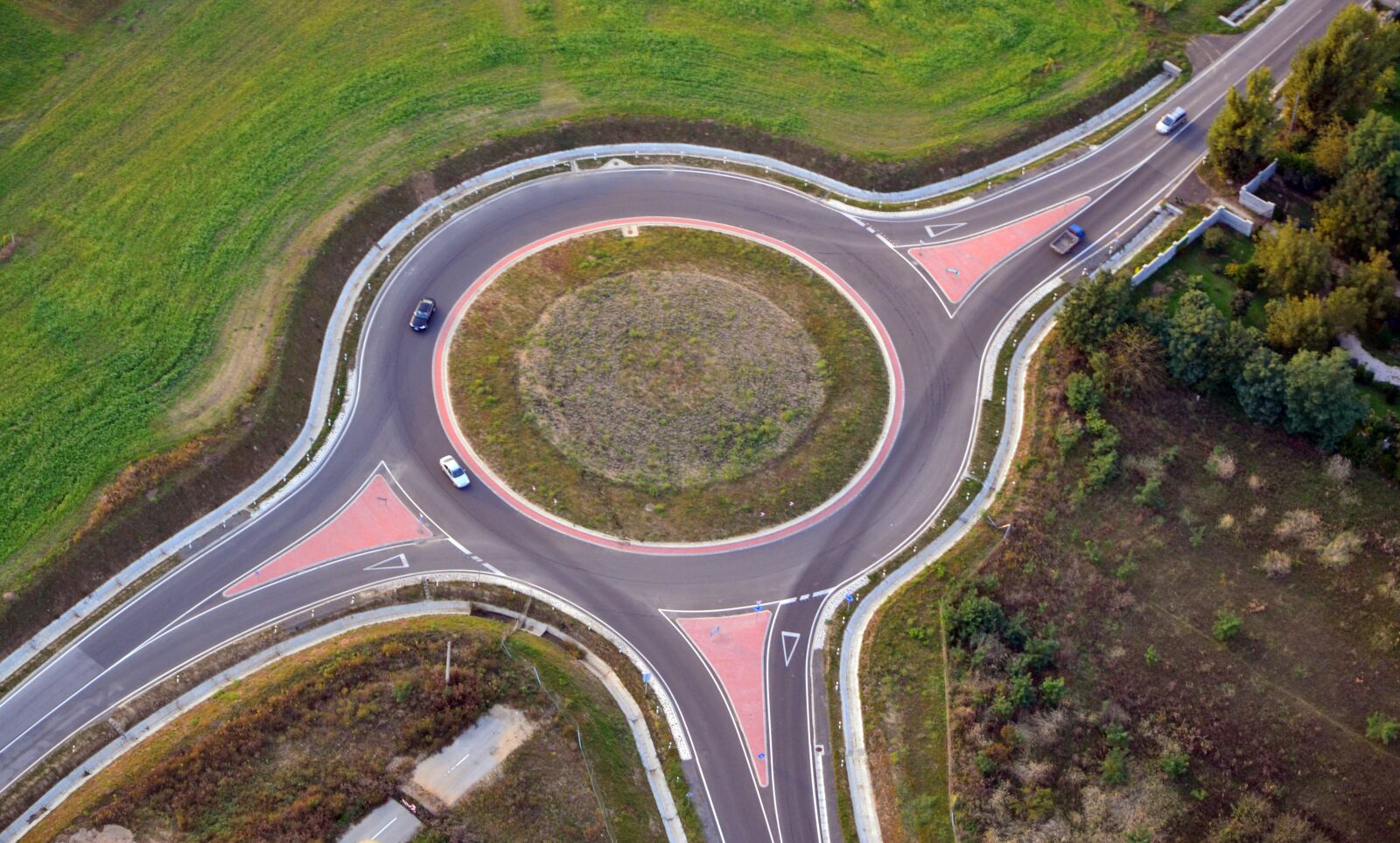 Nikon D3100 sample photo. Roundabout, m60 motorway, p photography