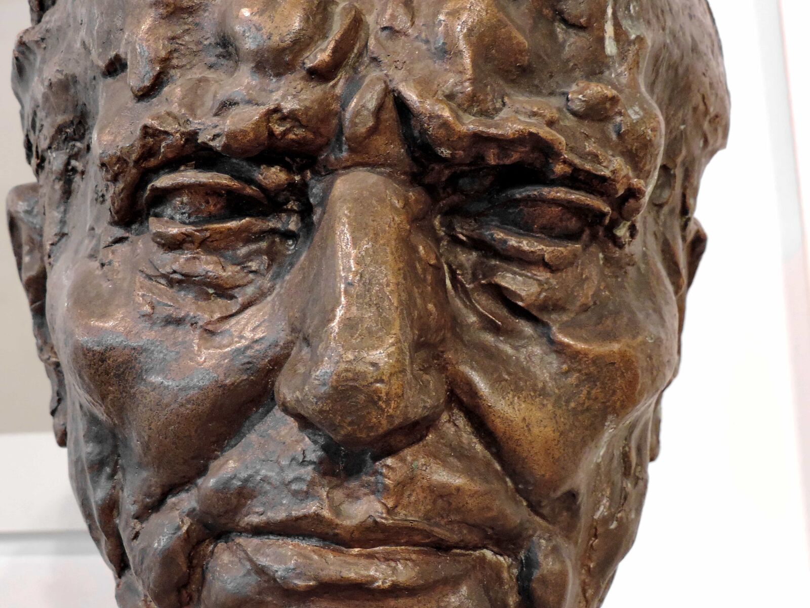 Nikon Coolpix P520 sample photo. Bronze, bust, face, serious photography