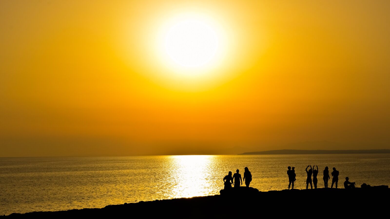 Nikon D3300 sample photo. Sunset, sun, sea photography