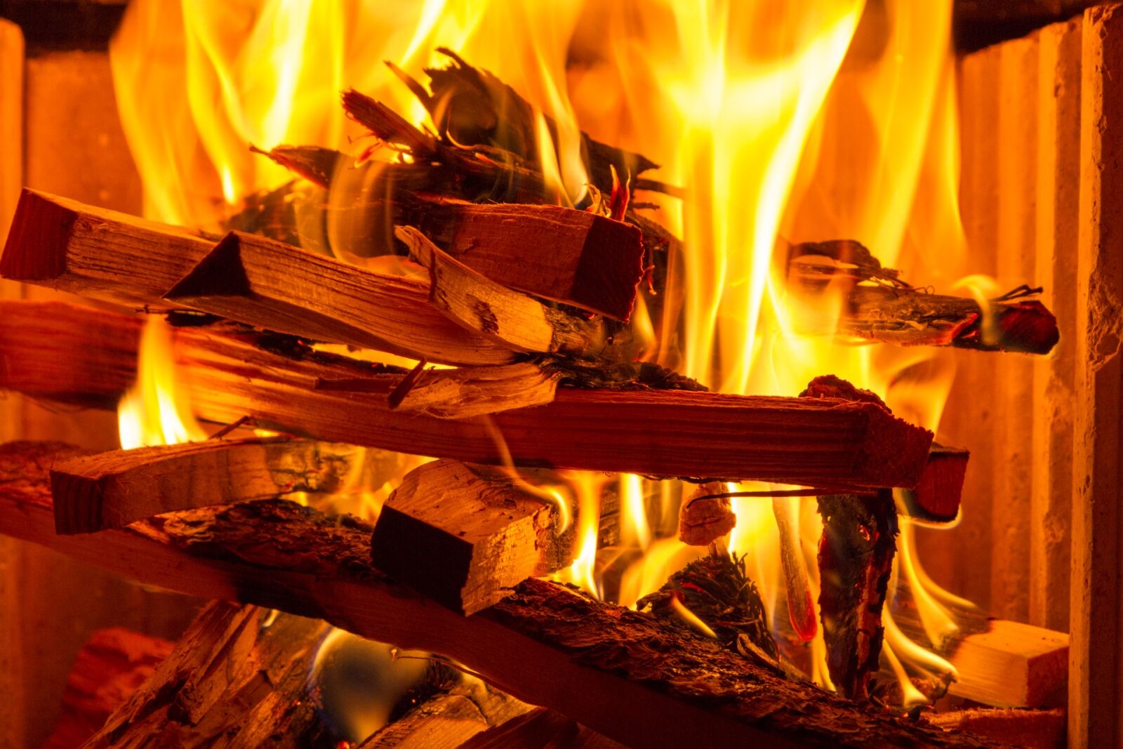 Canon EOS 7D + Canon EF 24-105mm F4L IS USM sample photo. Fire, flame, wood photography