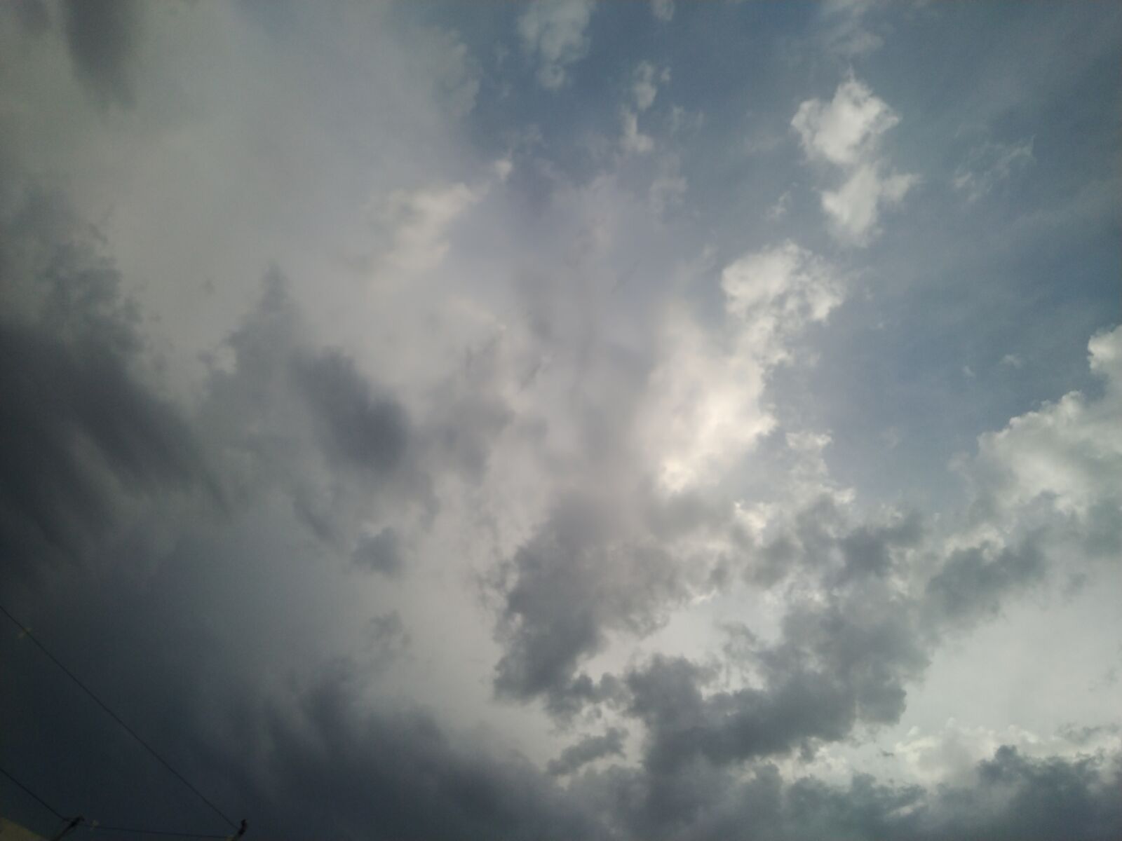 OnePlus 5 sample photo. Thunderstorm, cloud, rain photography