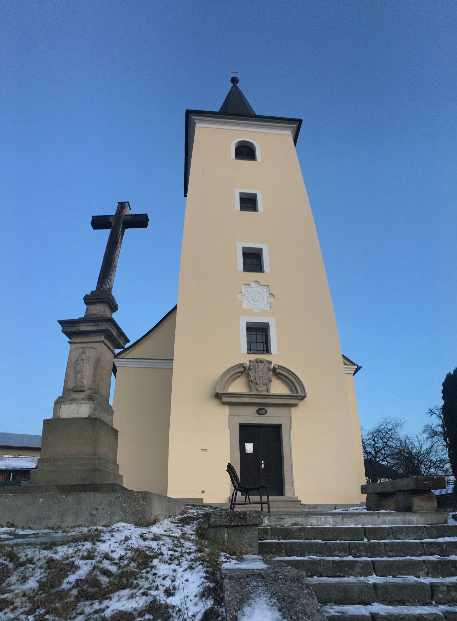 Apple iPhone 6s sample photo. Church, czech, winter photography