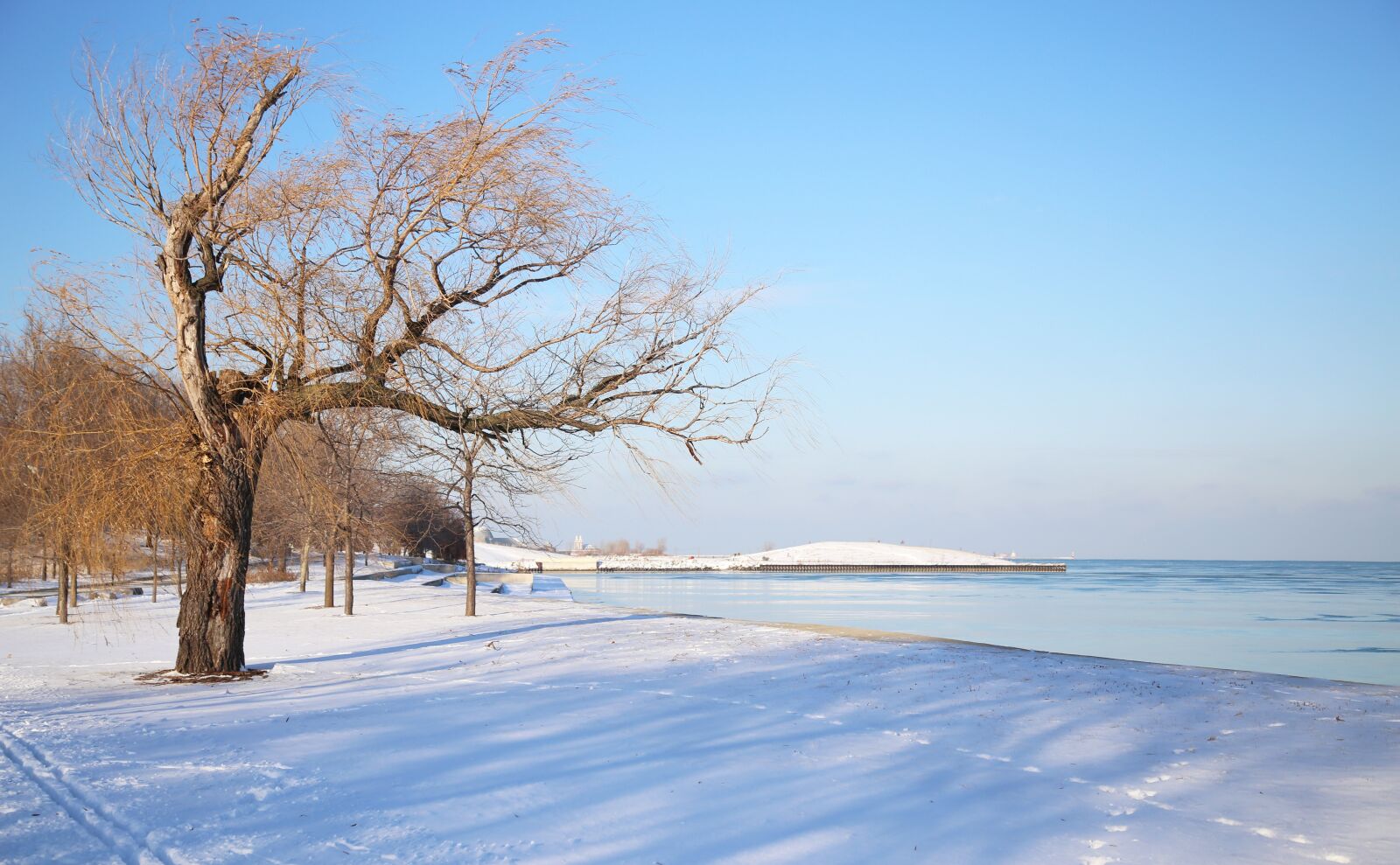 Canon EOS 6D + Canon EF 24-105mm F4L IS USM sample photo. Chicago, snow, water photography