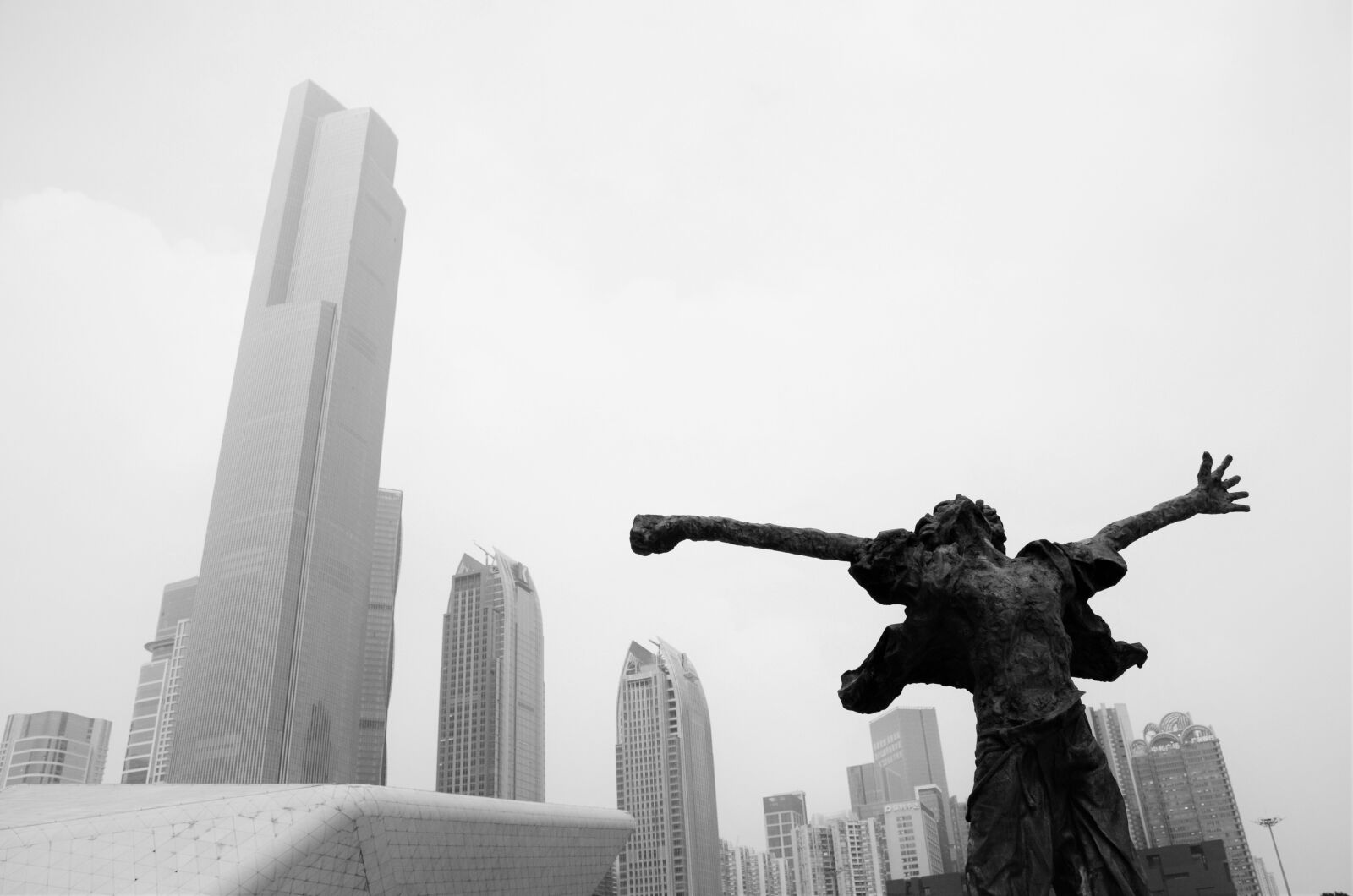 Nikon D7000 sample photo. Canton, sculpture, fly photography