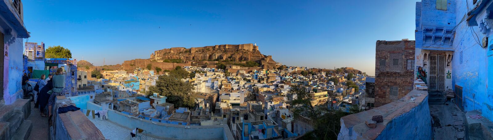 iPhone 11 Pro back camera 4.25mm f/1.8 sample photo. Jodhpur, fort, blue city photography