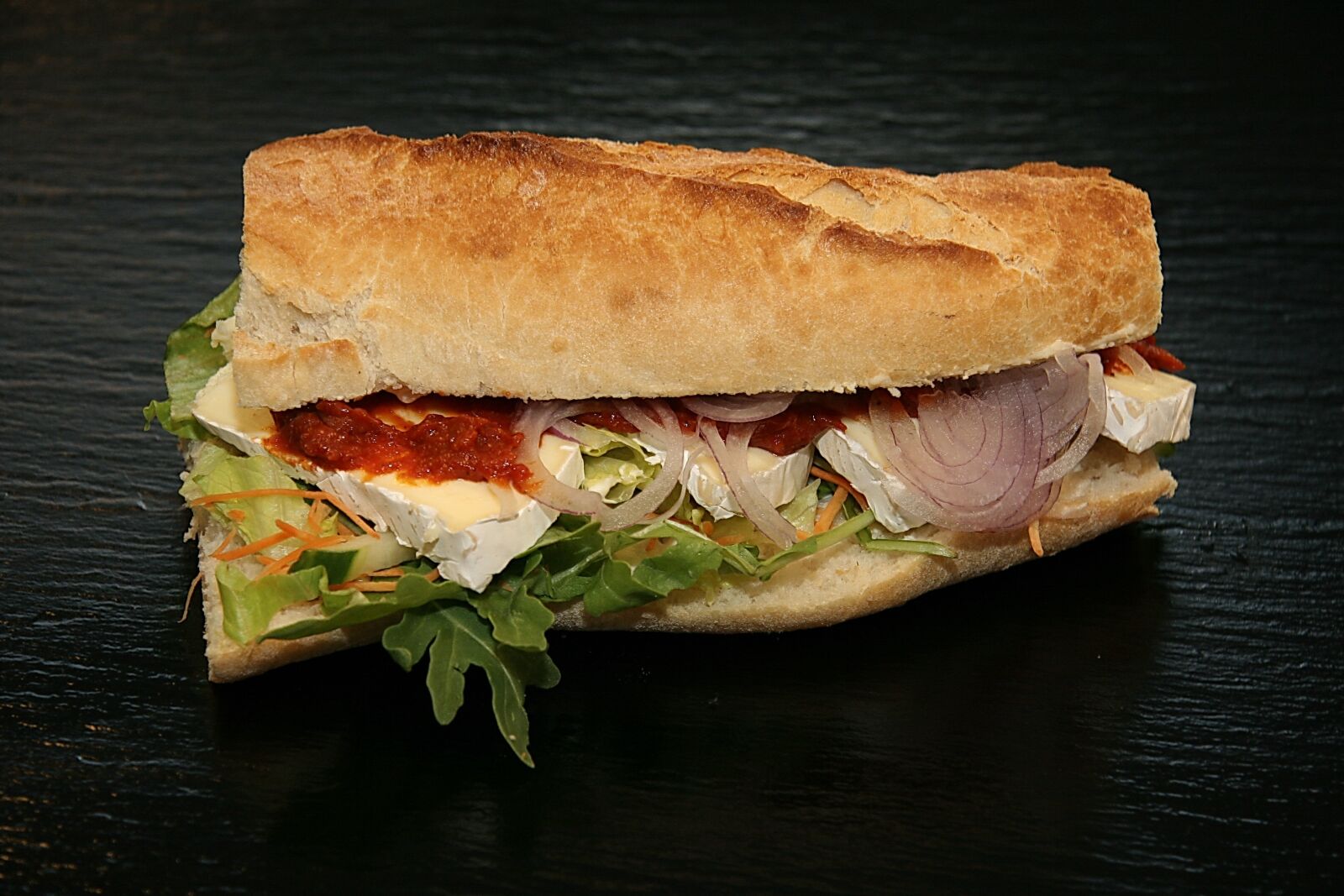 Canon EOS 20D sample photo. Sandwich, brie, cheese photography