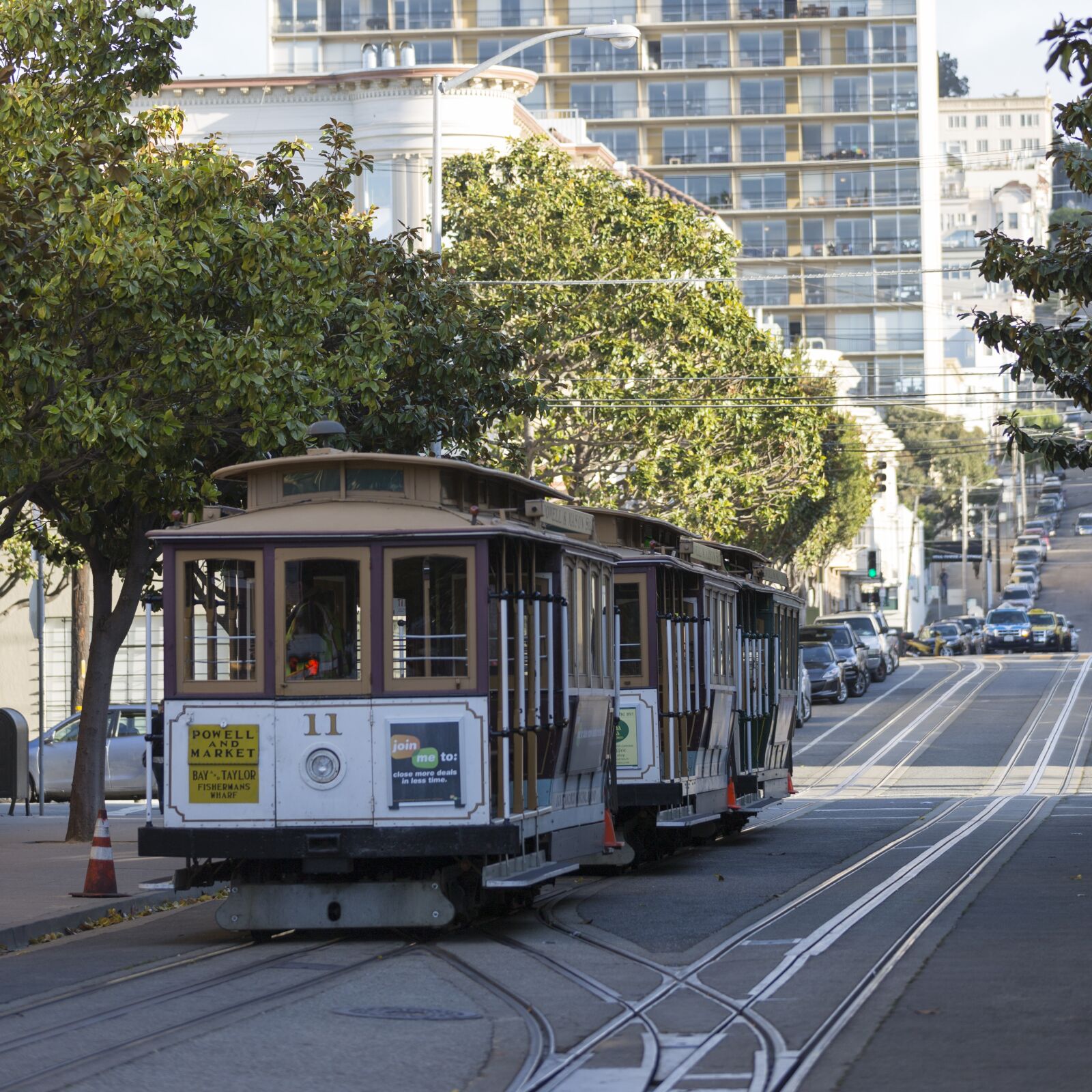Canon EOS 5D Mark III sample photo. Tram, san francisco, california photography