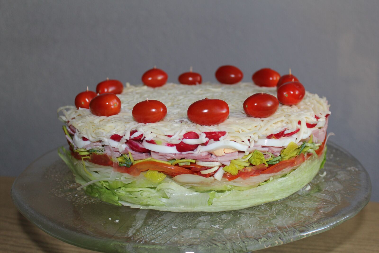 Canon EOS 60D sample photo. Salad cake, cake, salad photography