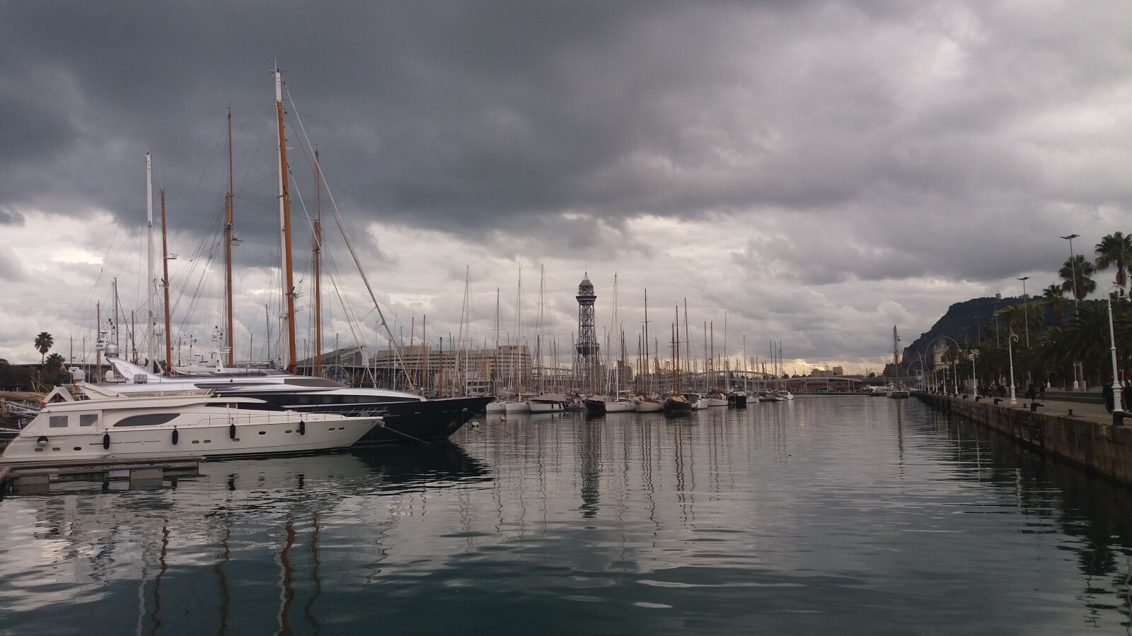 Samsung Galaxy J5 sample photo. Barcelona, port, sea photography