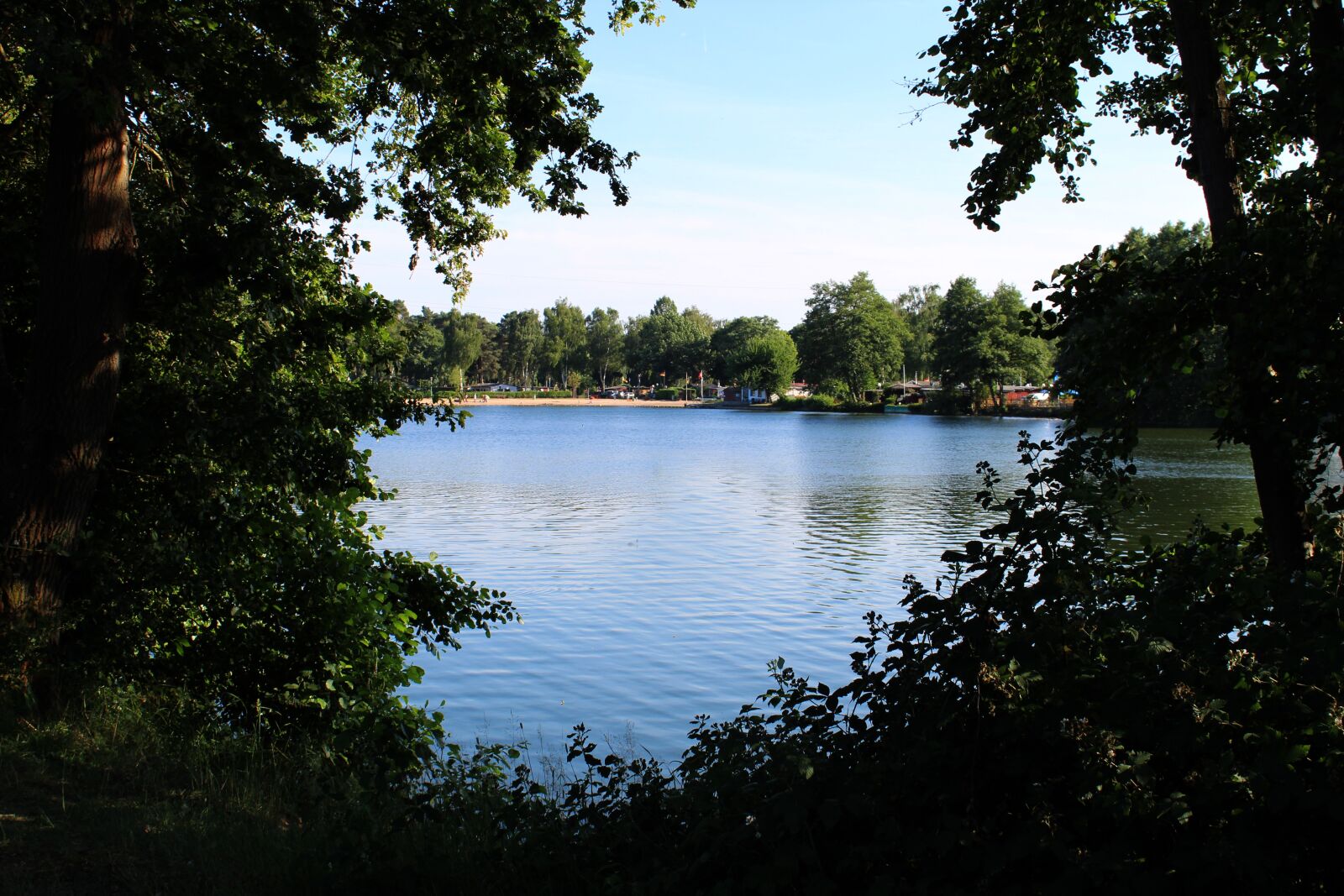Canon EOS 1300D (EOS Rebel T6 / EOS Kiss X80) sample photo. Lake, trees, beach photography