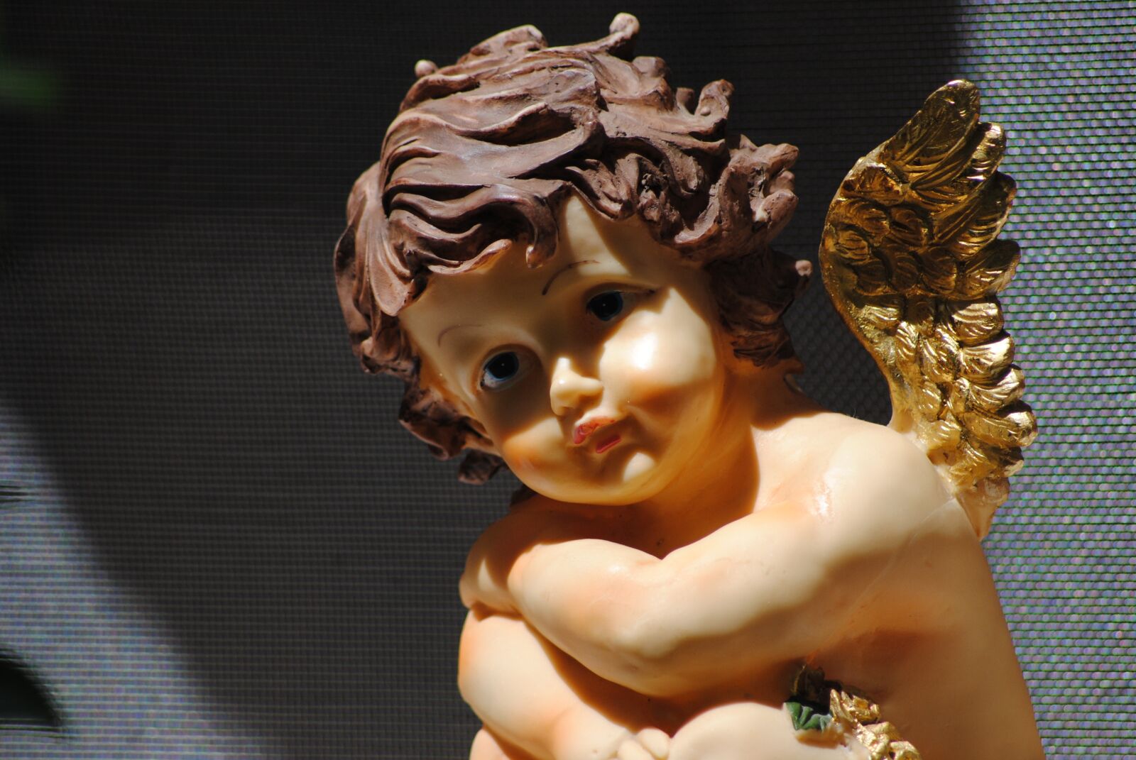 Nikon D3000 sample photo. Religion, statuette, angels photography