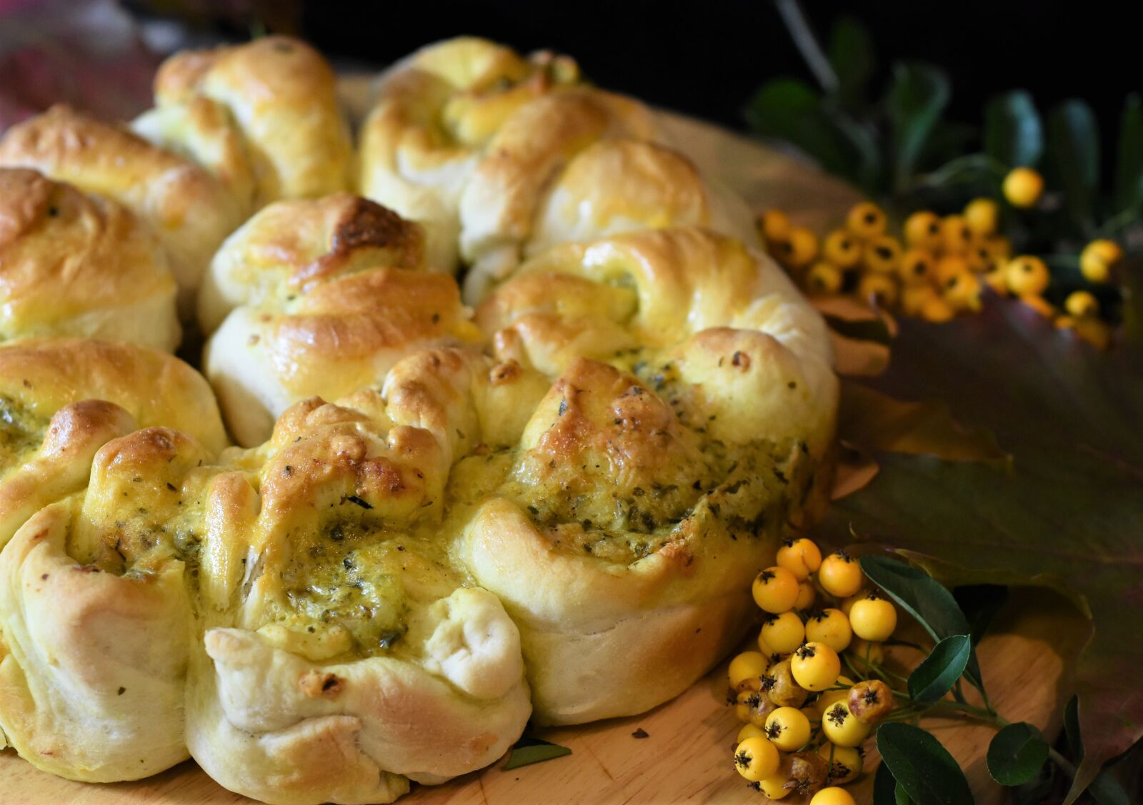 Nikon D7200 sample photo. Bread, herbs, cheese photography